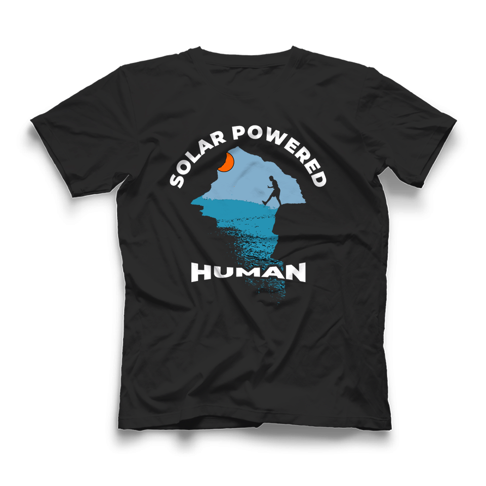 T-shirt Design by Feni:) for SOLAR POWERED HUMAN LLC | Design #32799698