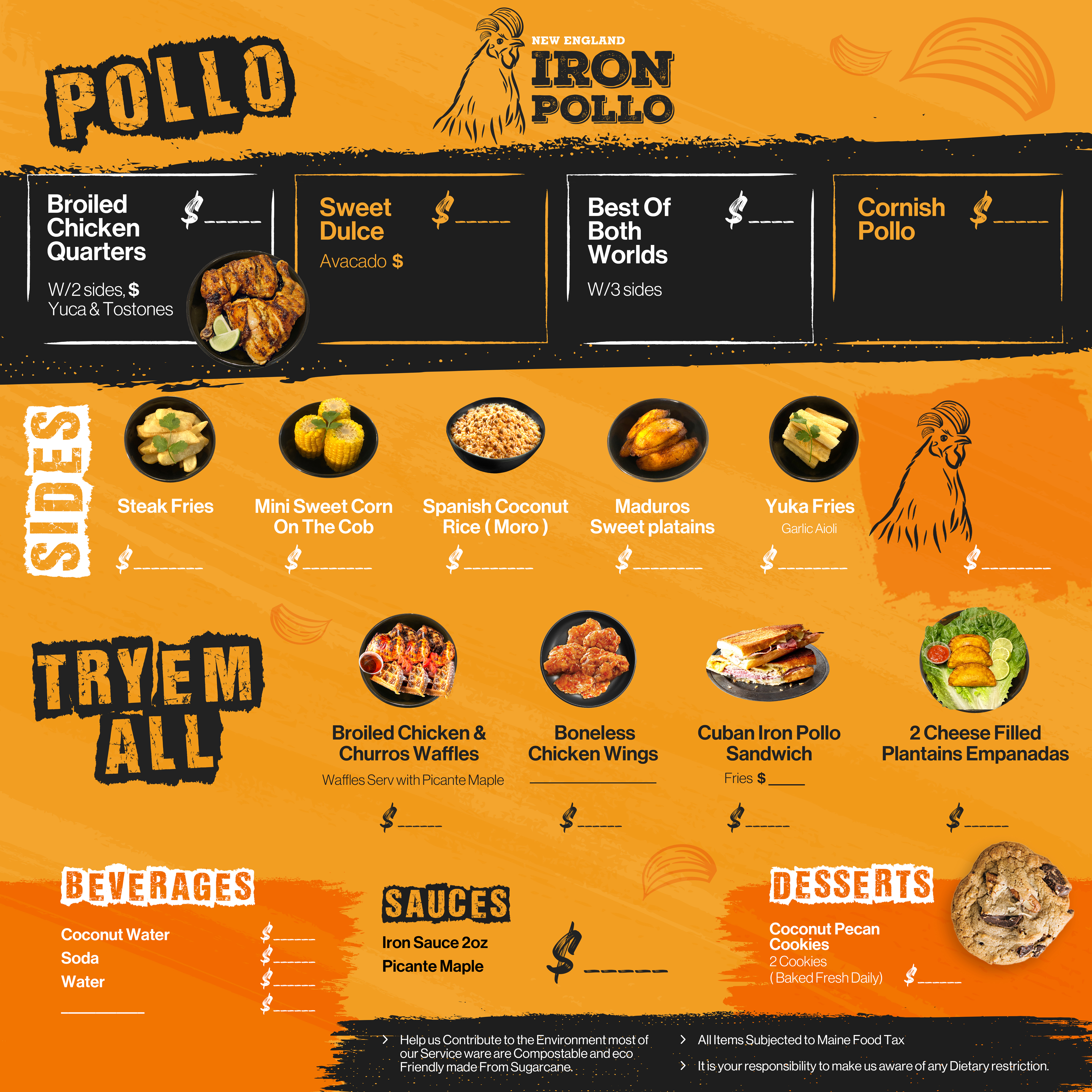 Design de Menu par Graphic Guy pour ce projet | Design #32786467