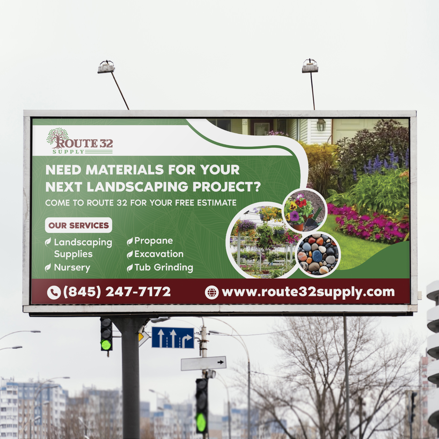 Elegant, Playful Billboard Design for Ashley Homes Construction Co LLC