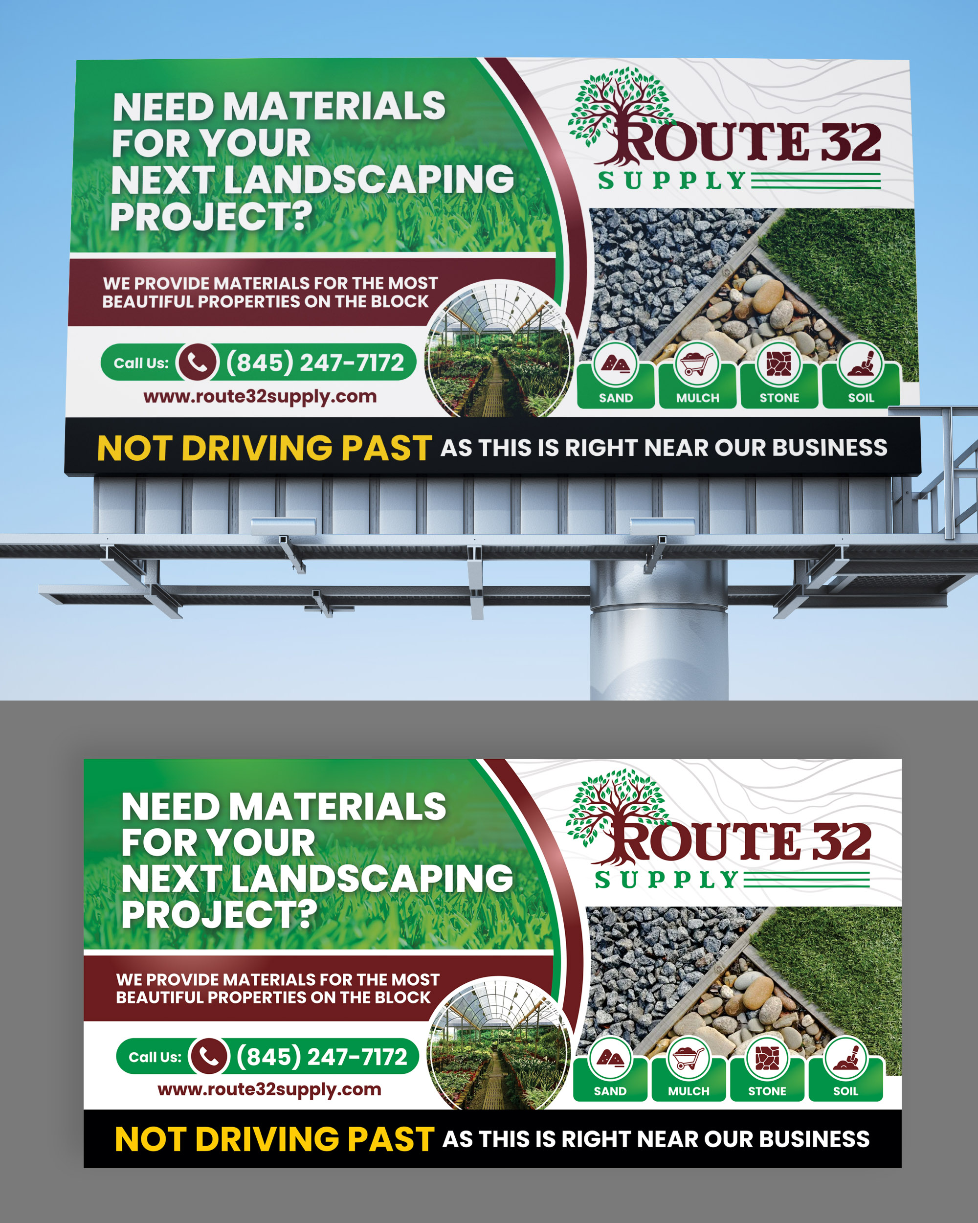 Elegant, Playful Billboard Design for Ashley Homes Construction Co LLC