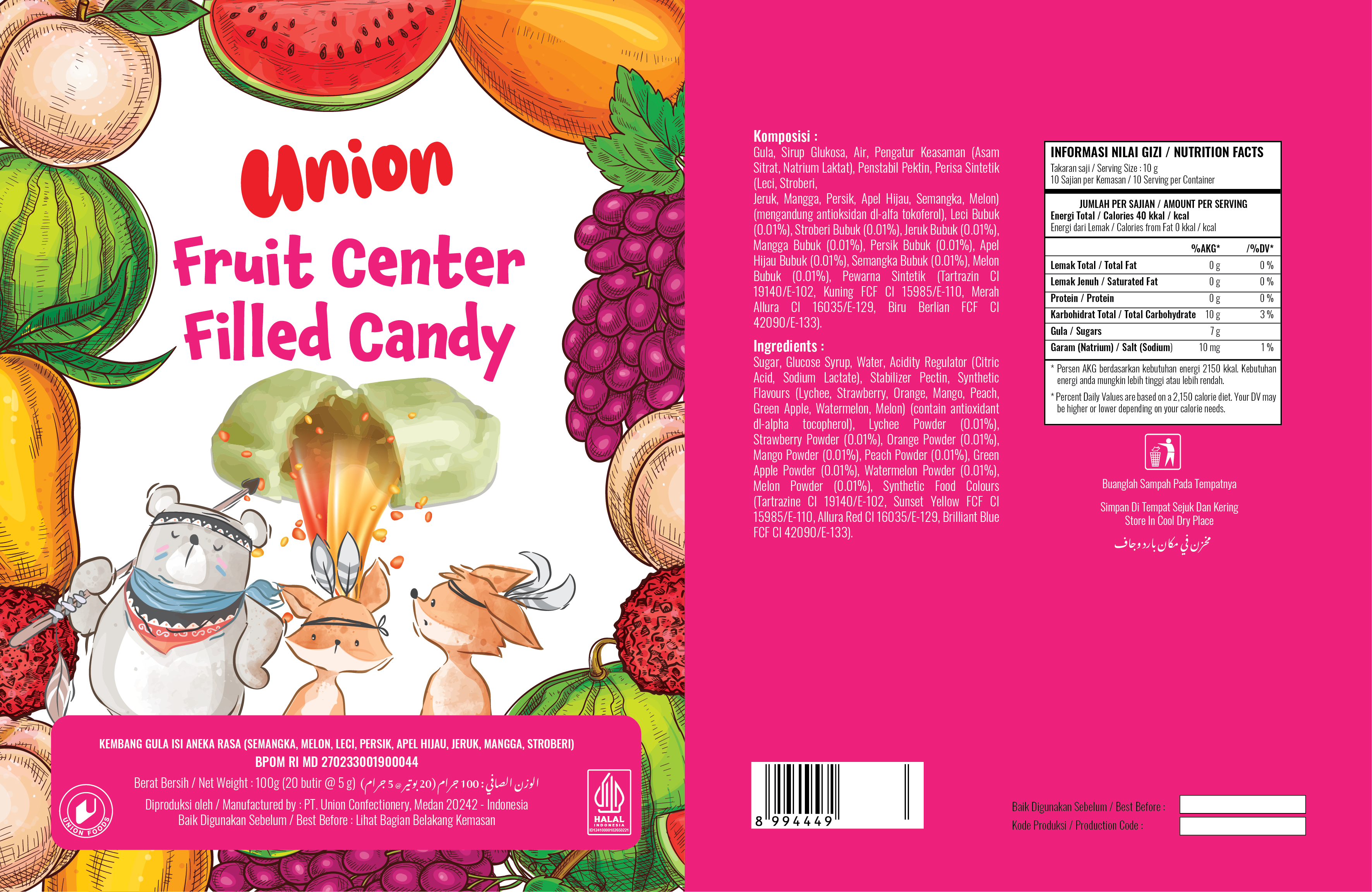 Packaging Design by Vyacheslav65 for PT. Union Confectionery | Design #32907490