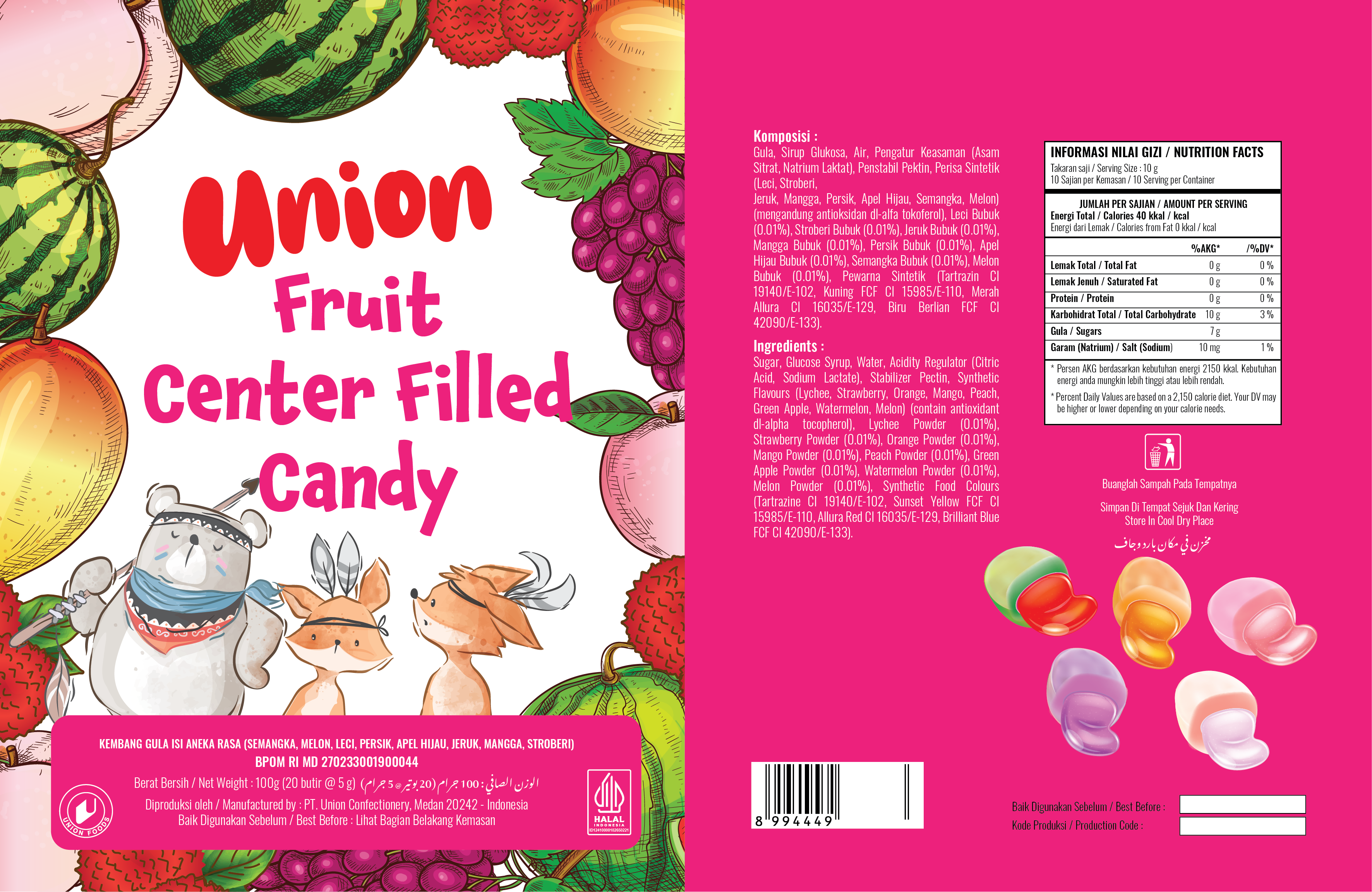 Packaging Design by Vyacheslav65 for PT. Union Confectionery | Design #32950393