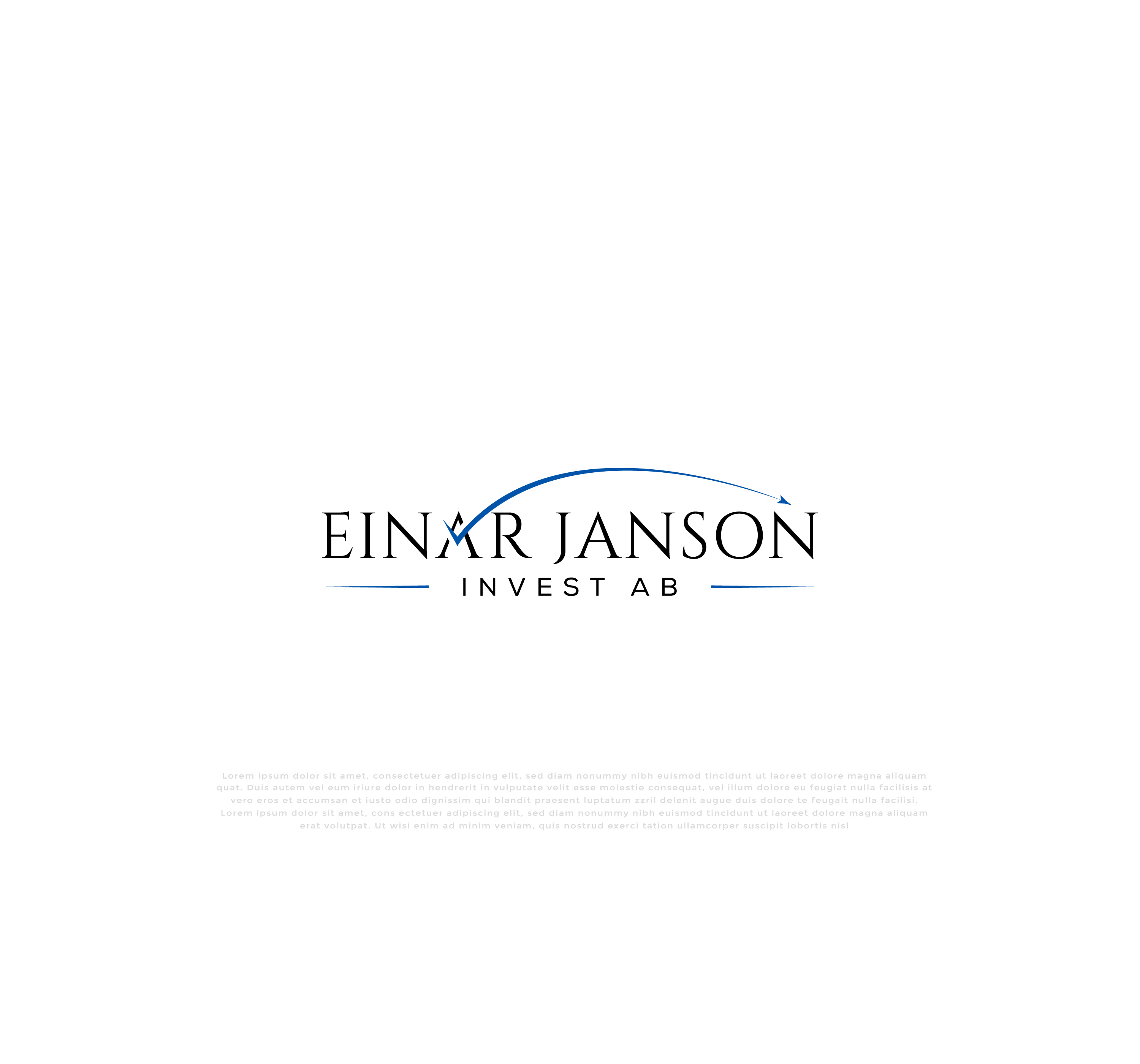 Logo-Design von mehedi.h für Einar Janson Invest AB | Design #32774252