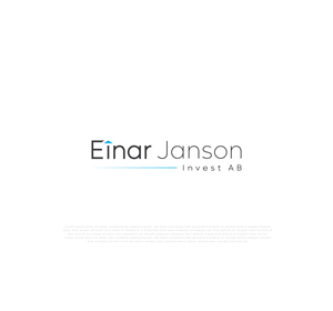 Logo Design by mehedi.h for Einar Janson Invest AB | Design: #32774338