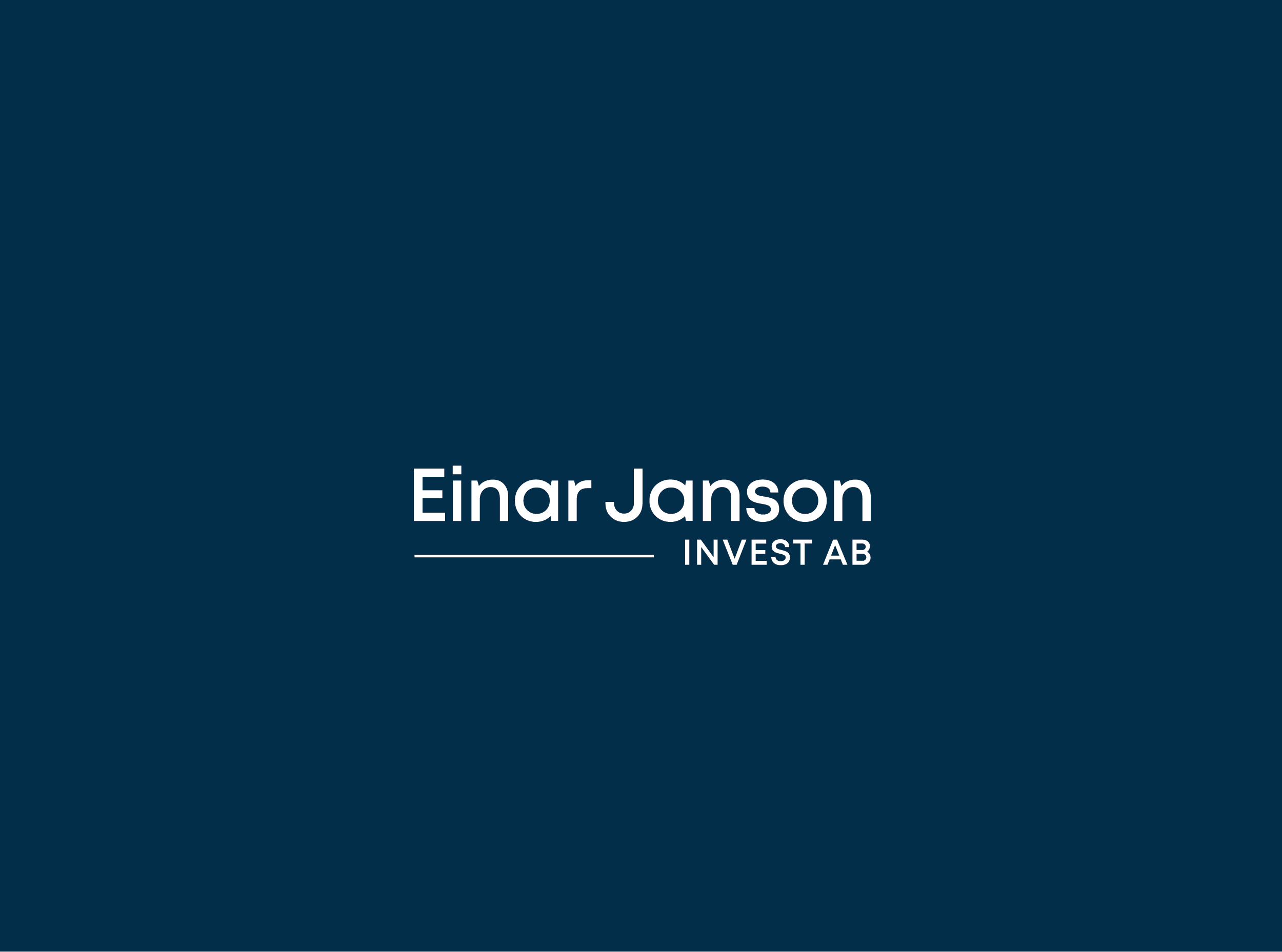 Logo Design by 99 Art.. for Einar Janson Invest AB | Design #32779800