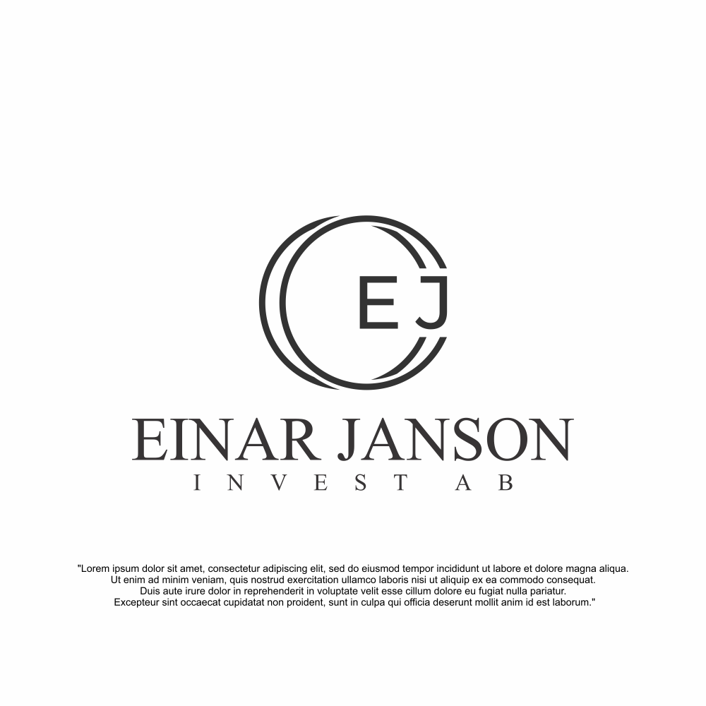 Logo Design by Astriella21 for Einar Janson Invest AB | Design #32777912