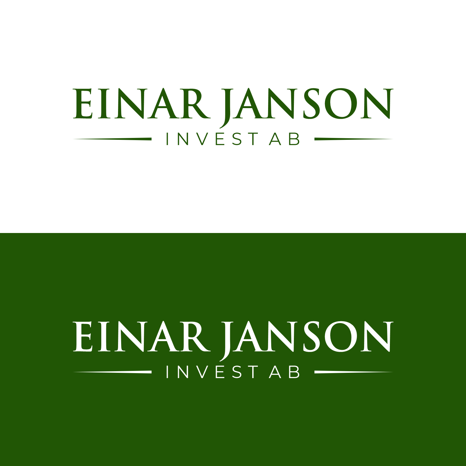 Logo-Design von cah awu für Einar Janson Invest AB | Design #32769509