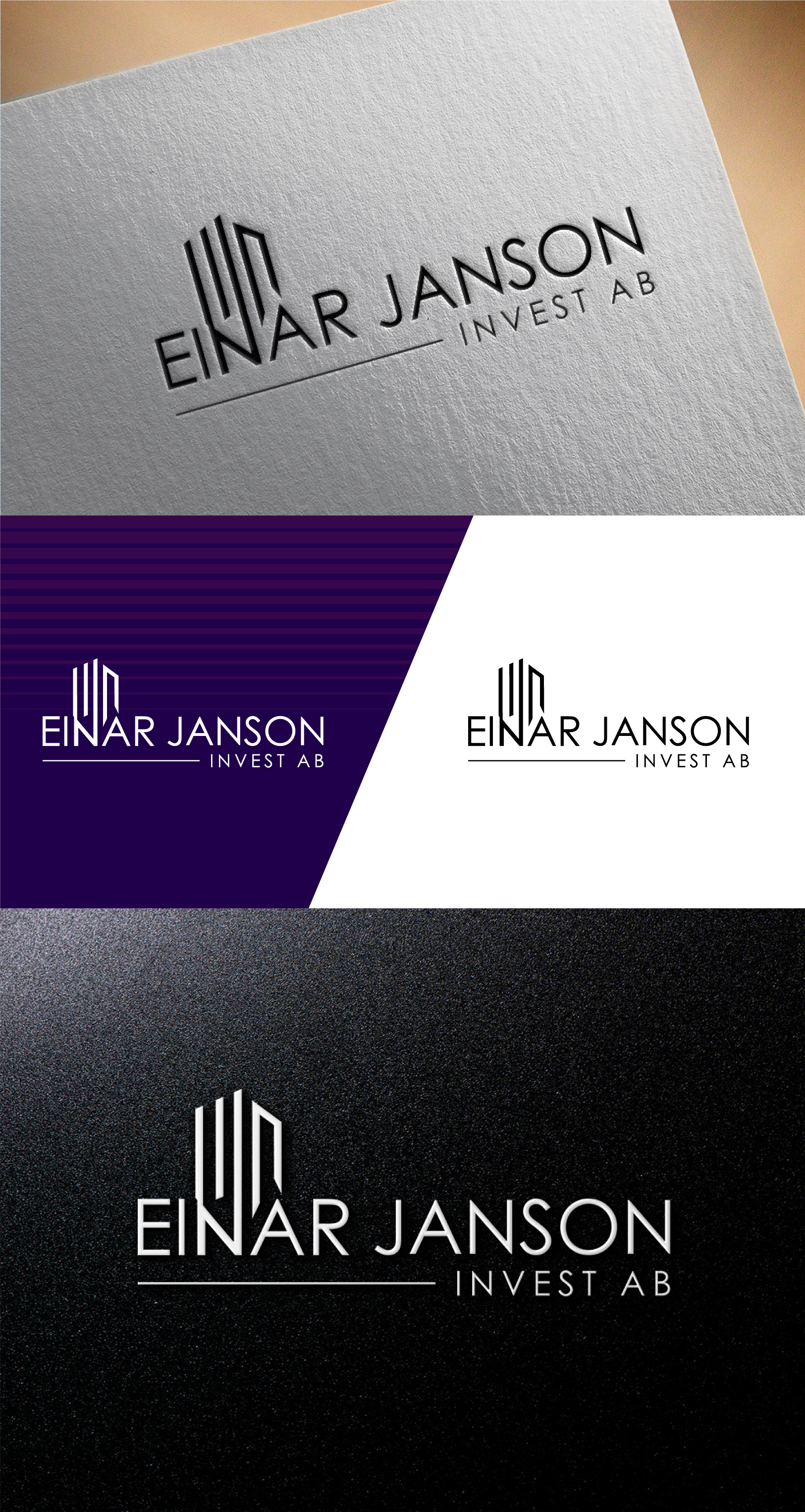 Logo Design by GrafixBook for Einar Janson Invest AB | Design #32777514