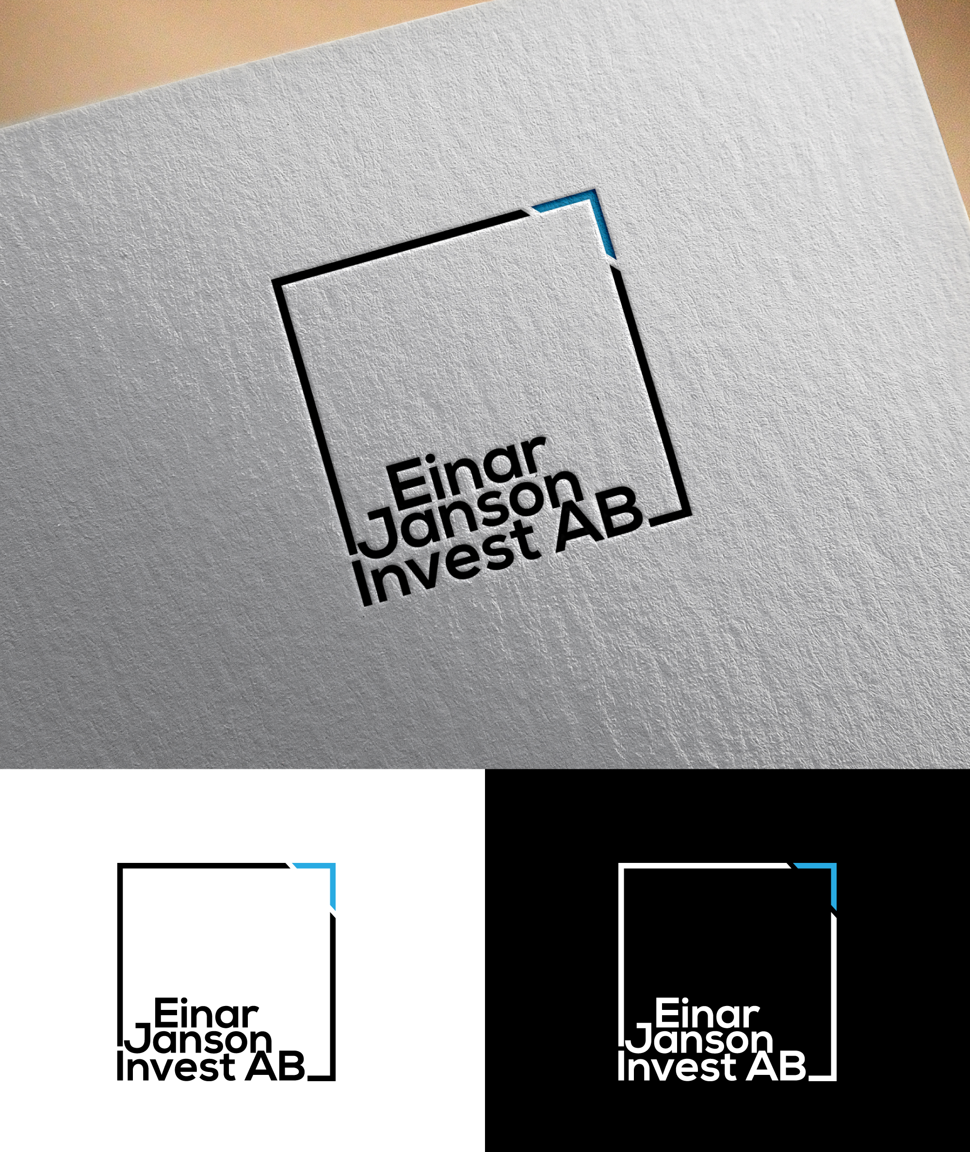 Logo-Design von 100%design für Einar Janson Invest AB | Design #32772685