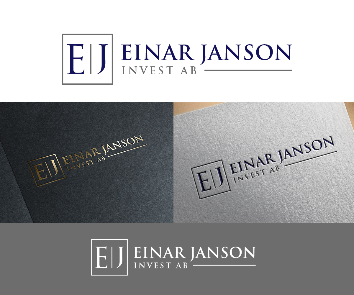 Logo Design by SR Creations. for Einar Janson Invest AB | Design #32774864