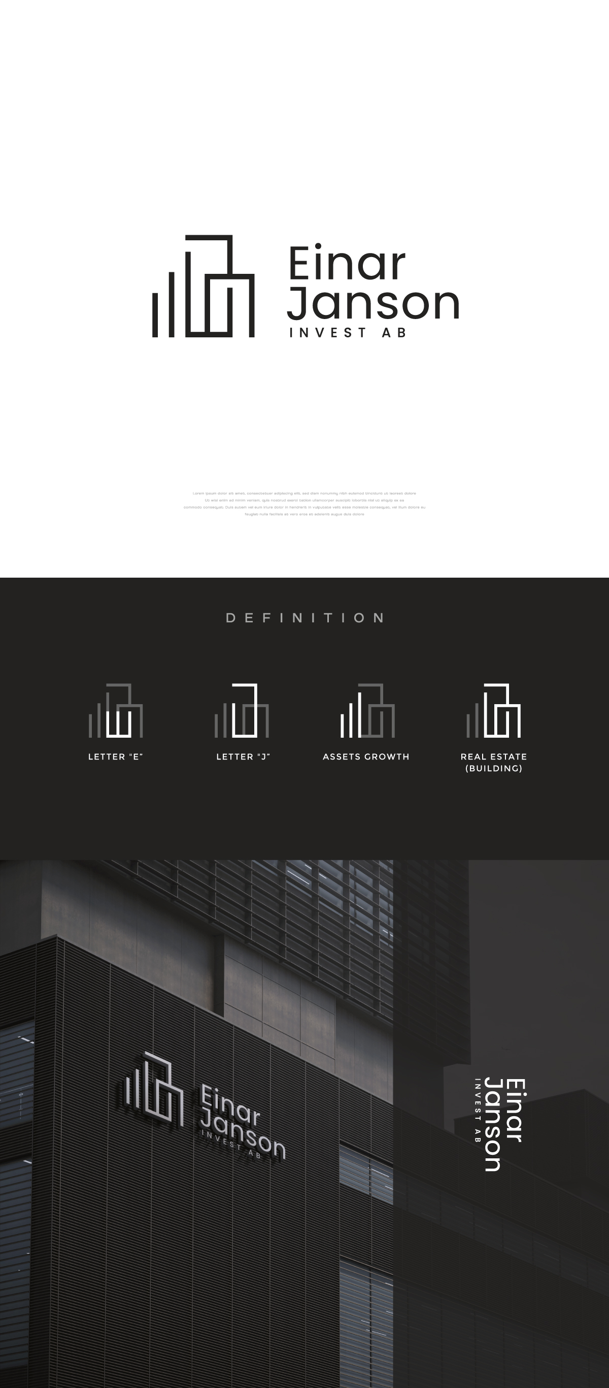 Logo-Design von apik. für Einar Janson Invest AB | Design #32770700