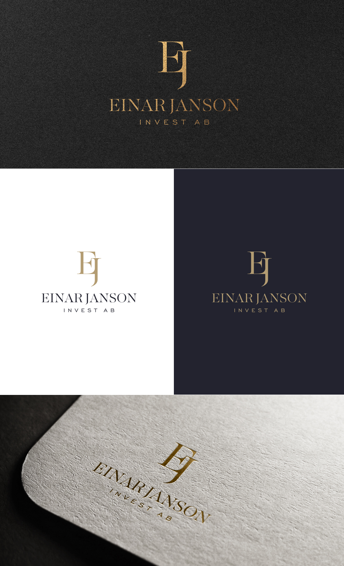Logo Design by GLDesigns for Einar Janson Invest AB | Design #32772417