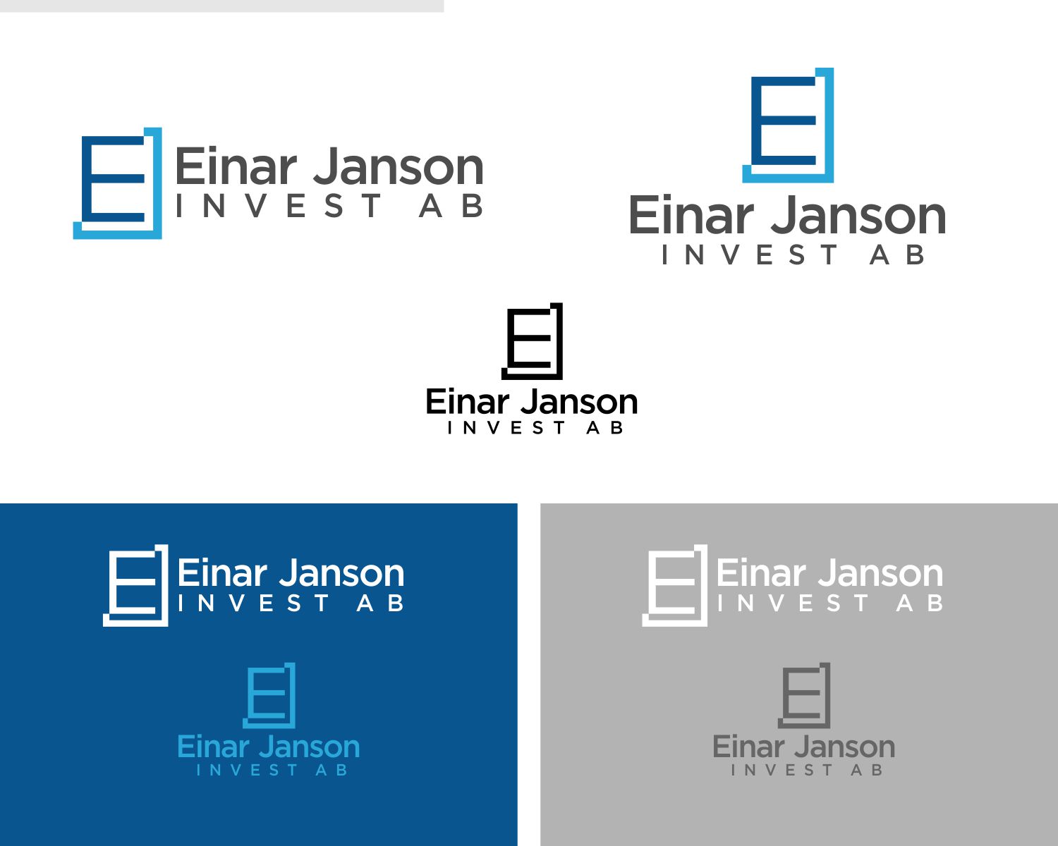 Diseño de Logo por DesignMX (Renan Mejia) para Einar Janson Invest AB | Diseño #32771702