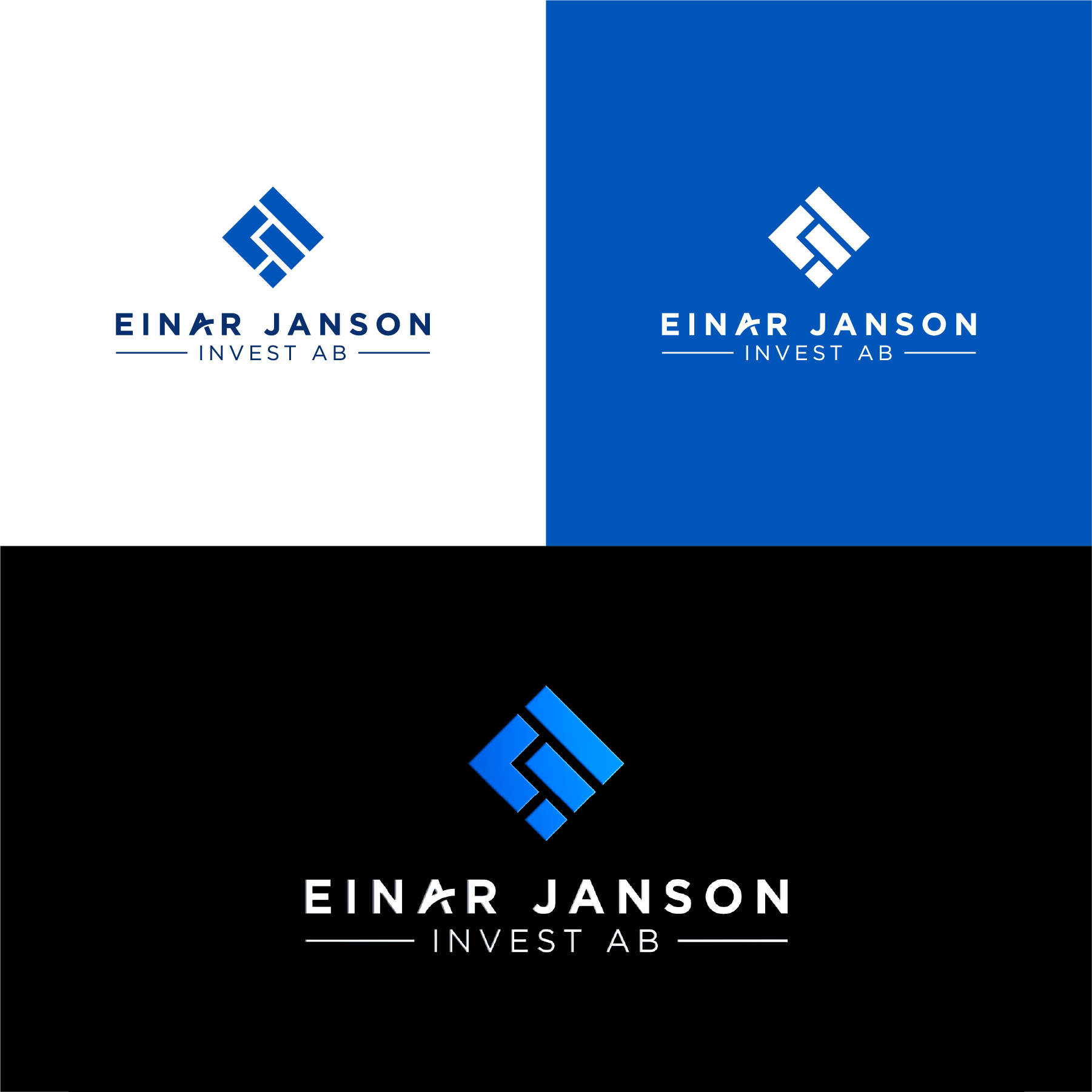 Logo Design by The Lion Studios for Einar Janson Invest AB | Design #32774636