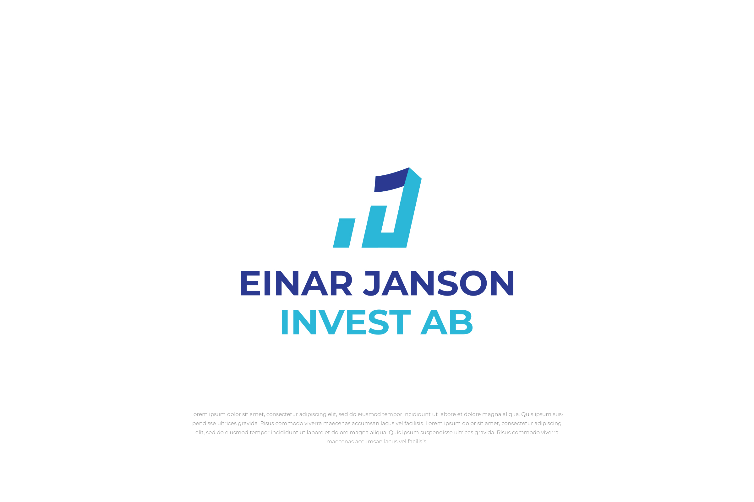 Logo Design by vramar.roy for Einar Janson Invest AB | Design #32774317