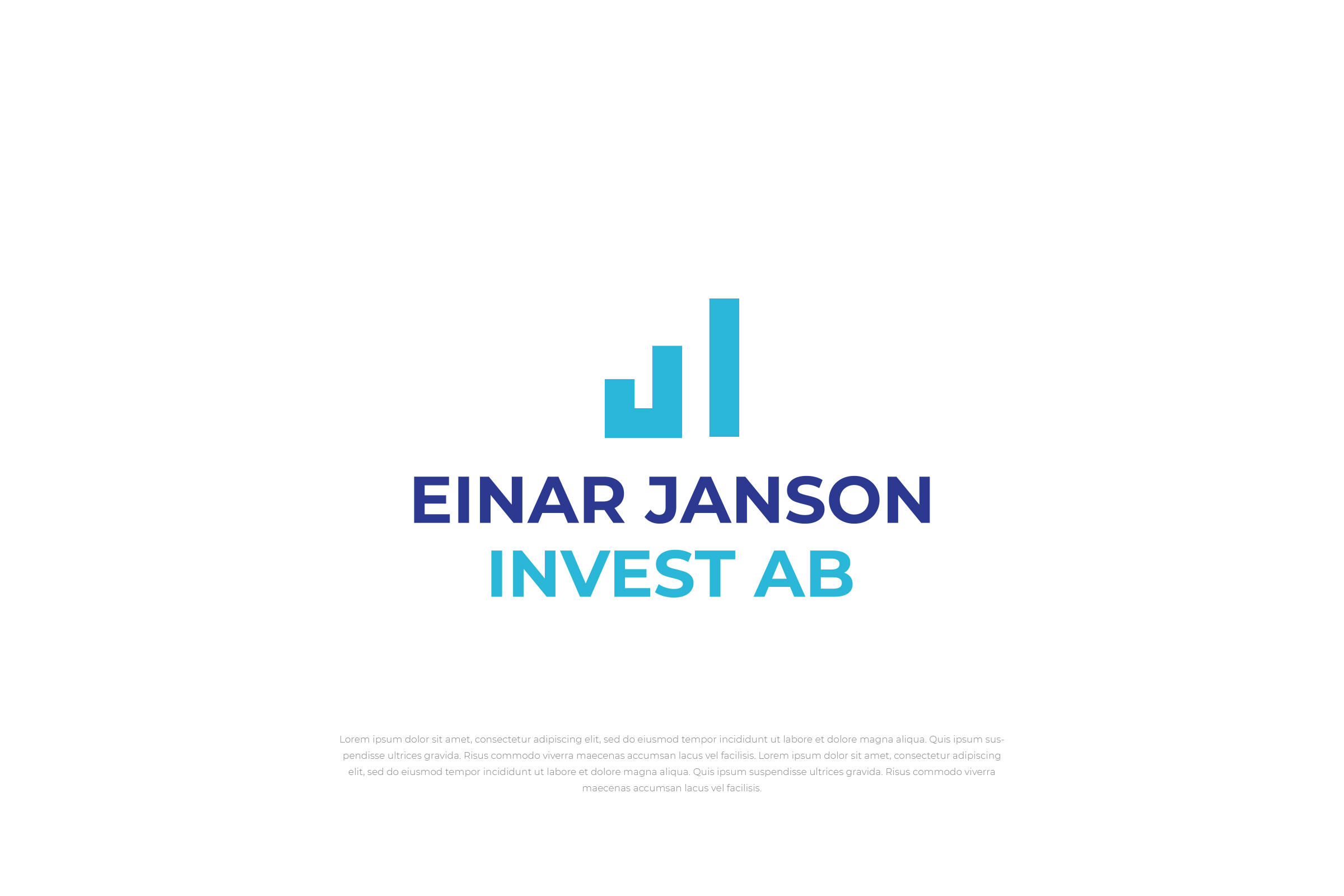 Logo Design by vramar.roy for Einar Janson Invest AB | Design #32774401