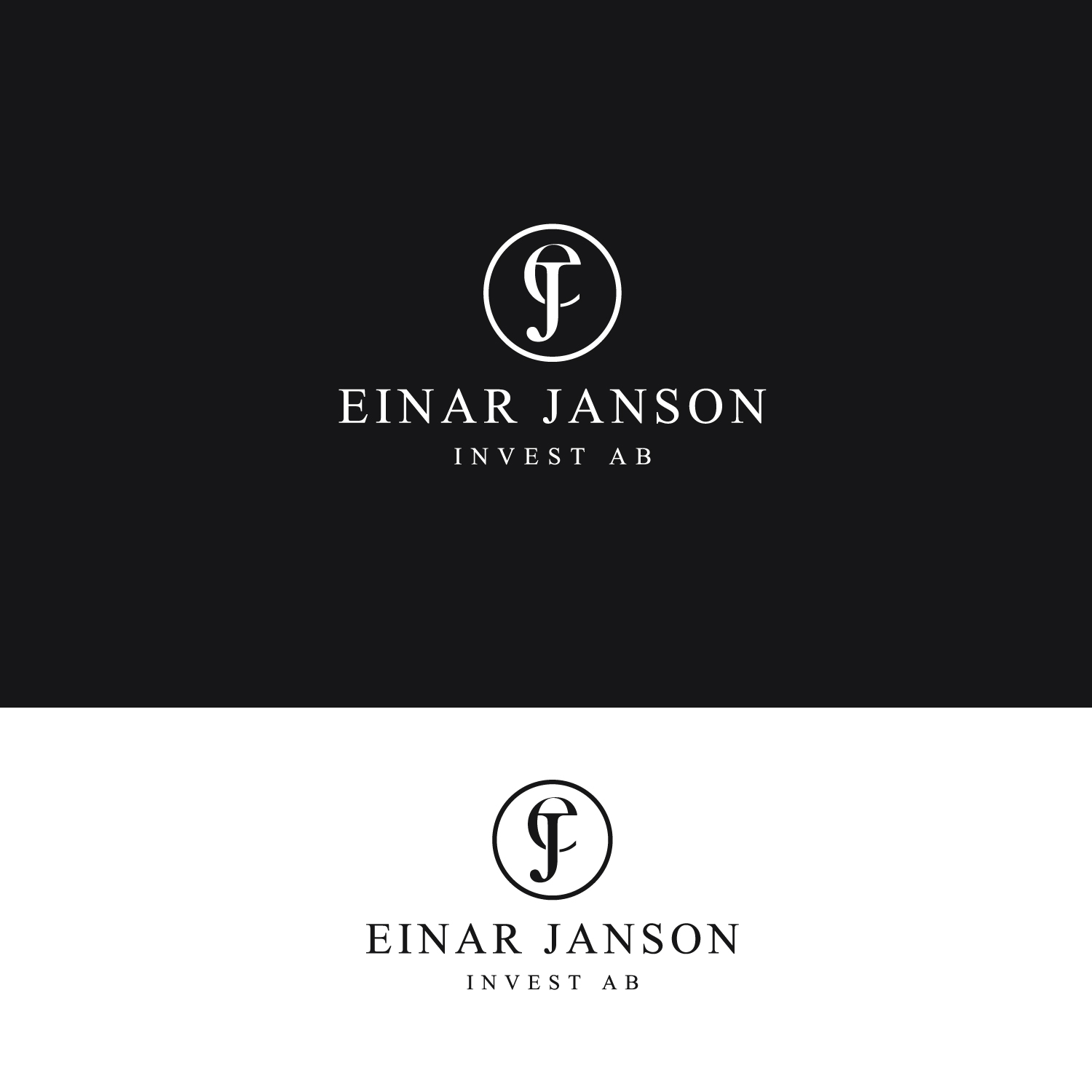 Diseño de Logo por EnaGraph para Einar Janson Invest AB | Diseño #32774920