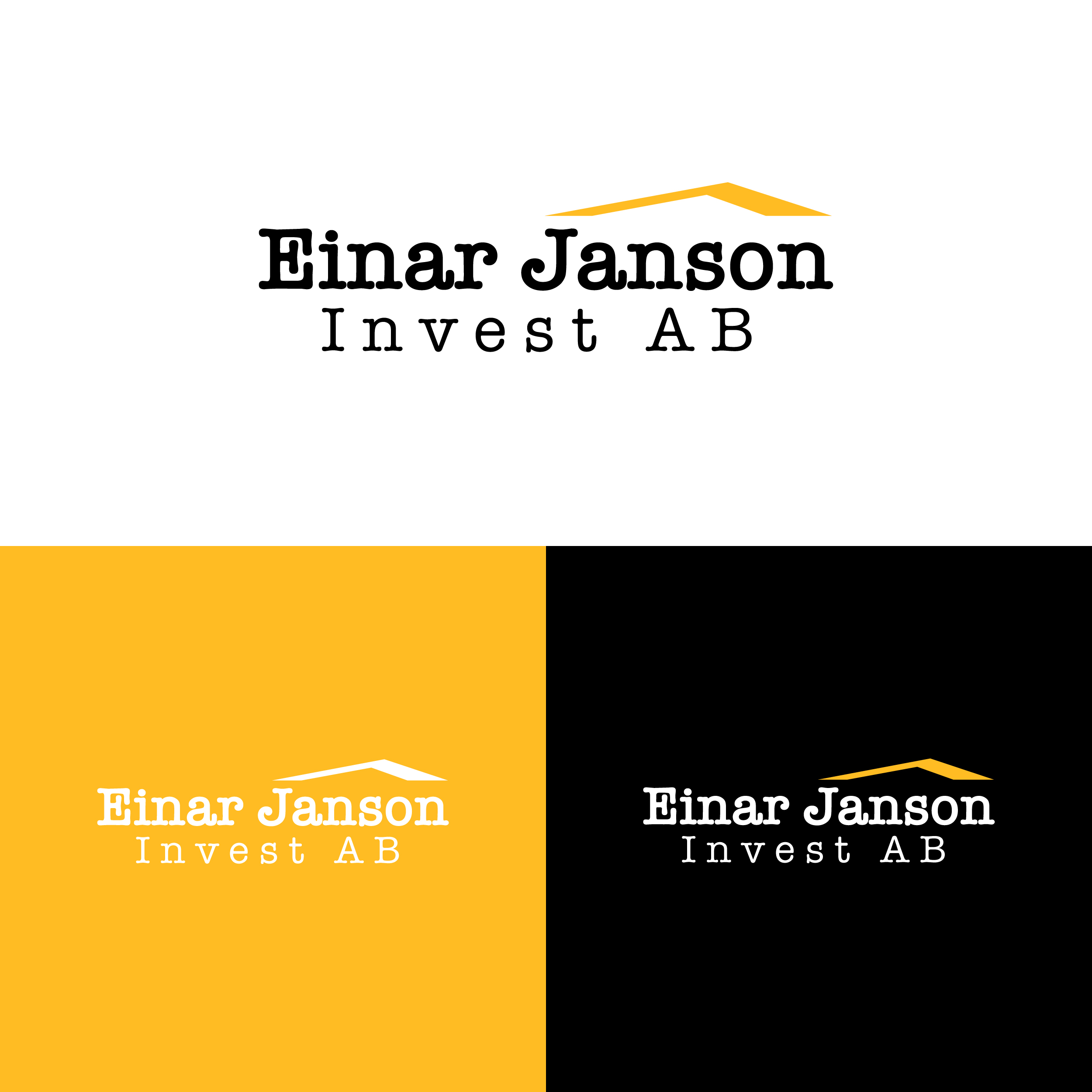 Logo Design by Ashraful 9 for Einar Janson Invest AB | Design #32778404