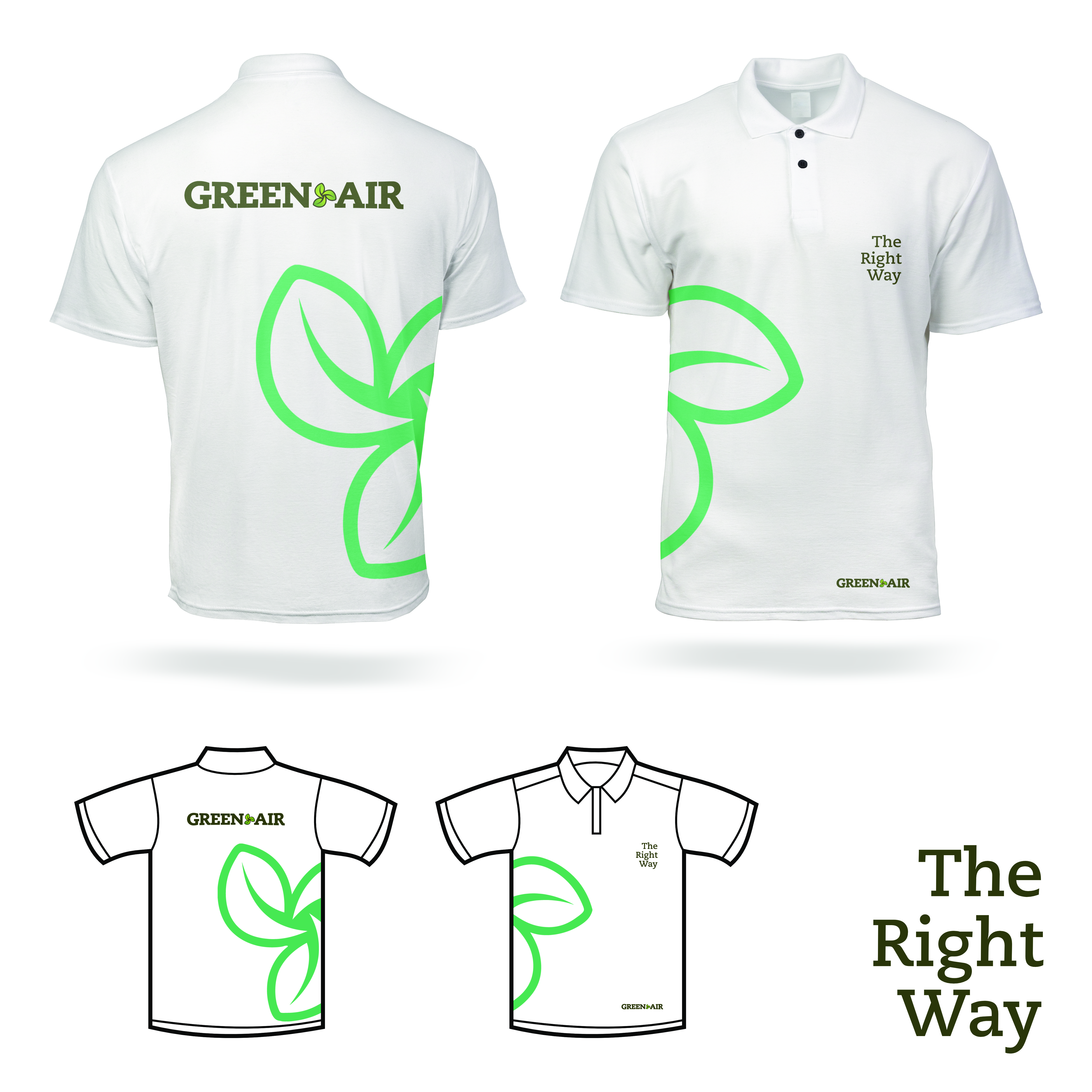 T-shirt Design by Skratches for Green Air, Inc. | Design #32780193