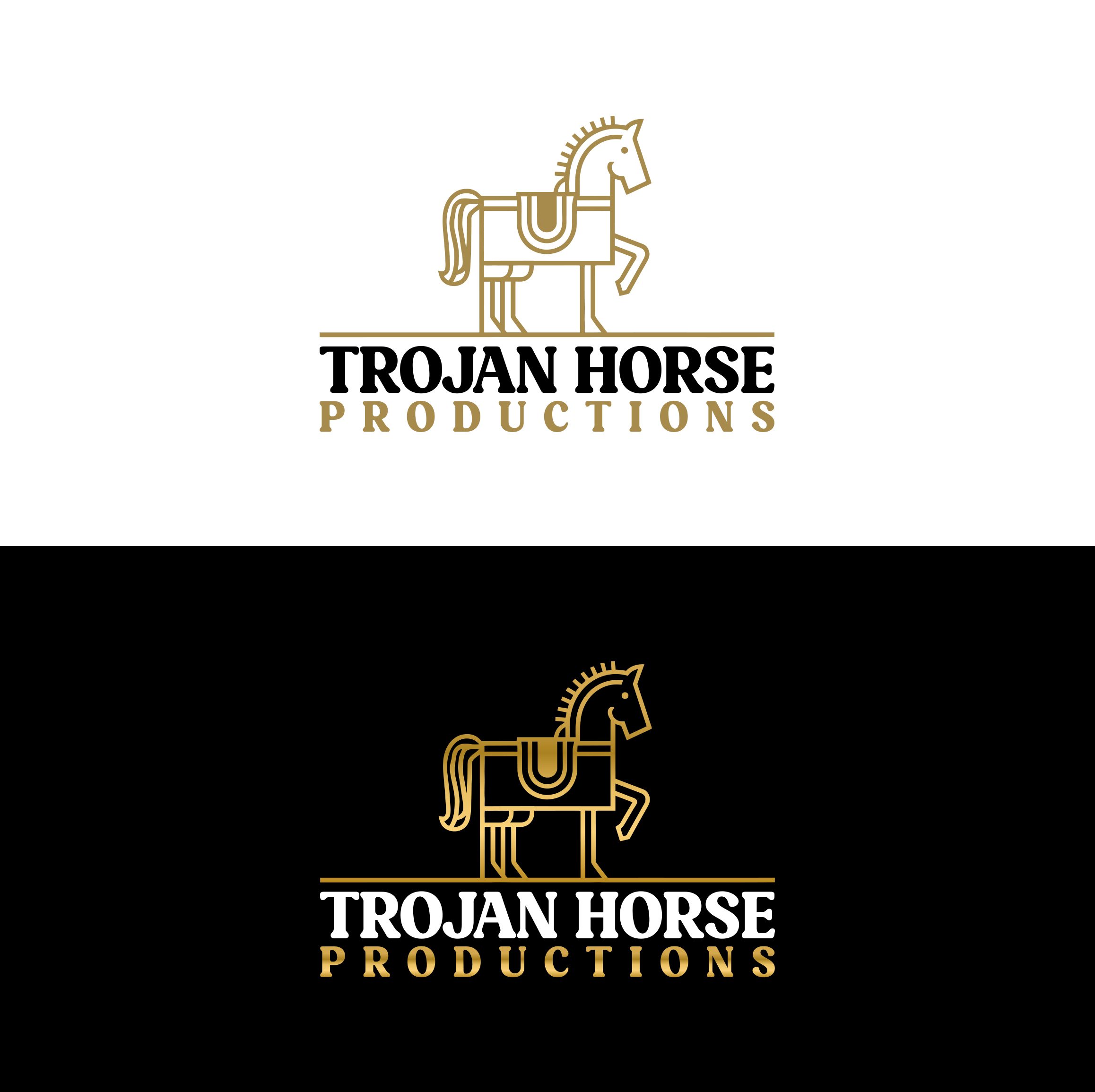 Logo-Design von Ura Designs für Trojan Horse Productions | Design #32778366