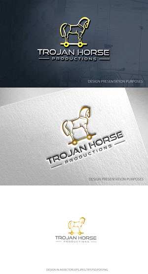 Logo Design by zebronicgraphic for Trojan Horse Productions | Design: #32777315