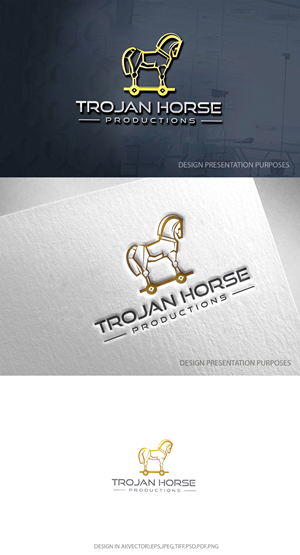 Logo Design by zebronicgraphic for Trojan Horse Productions | Design: #32777326