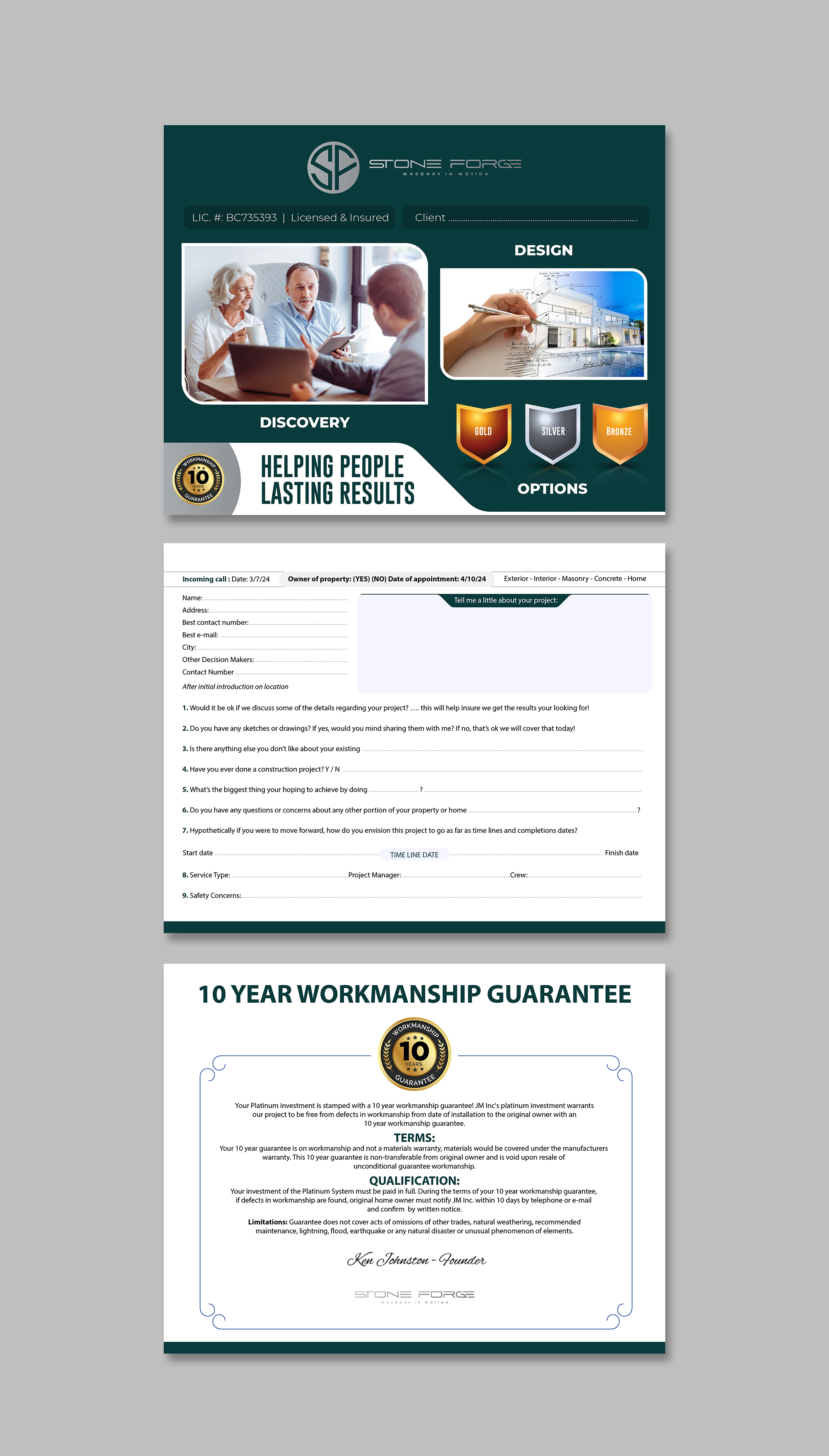 Diseño de Flyer por websmartusa para Stone Forge  | Diseño #32784780