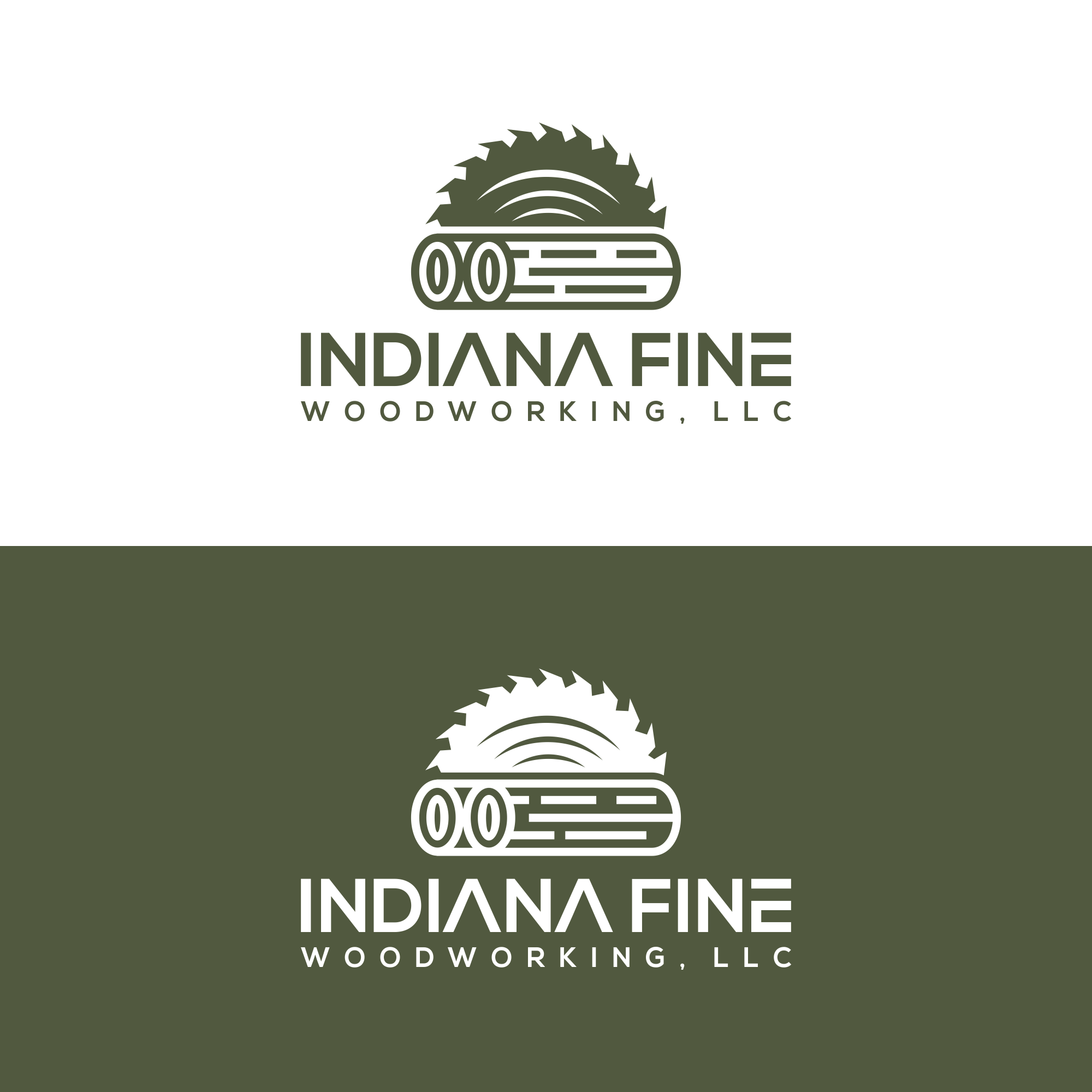 Logo Design by zilong graphic for Indiana Fine Woodworking, LLC | Design #32779536
