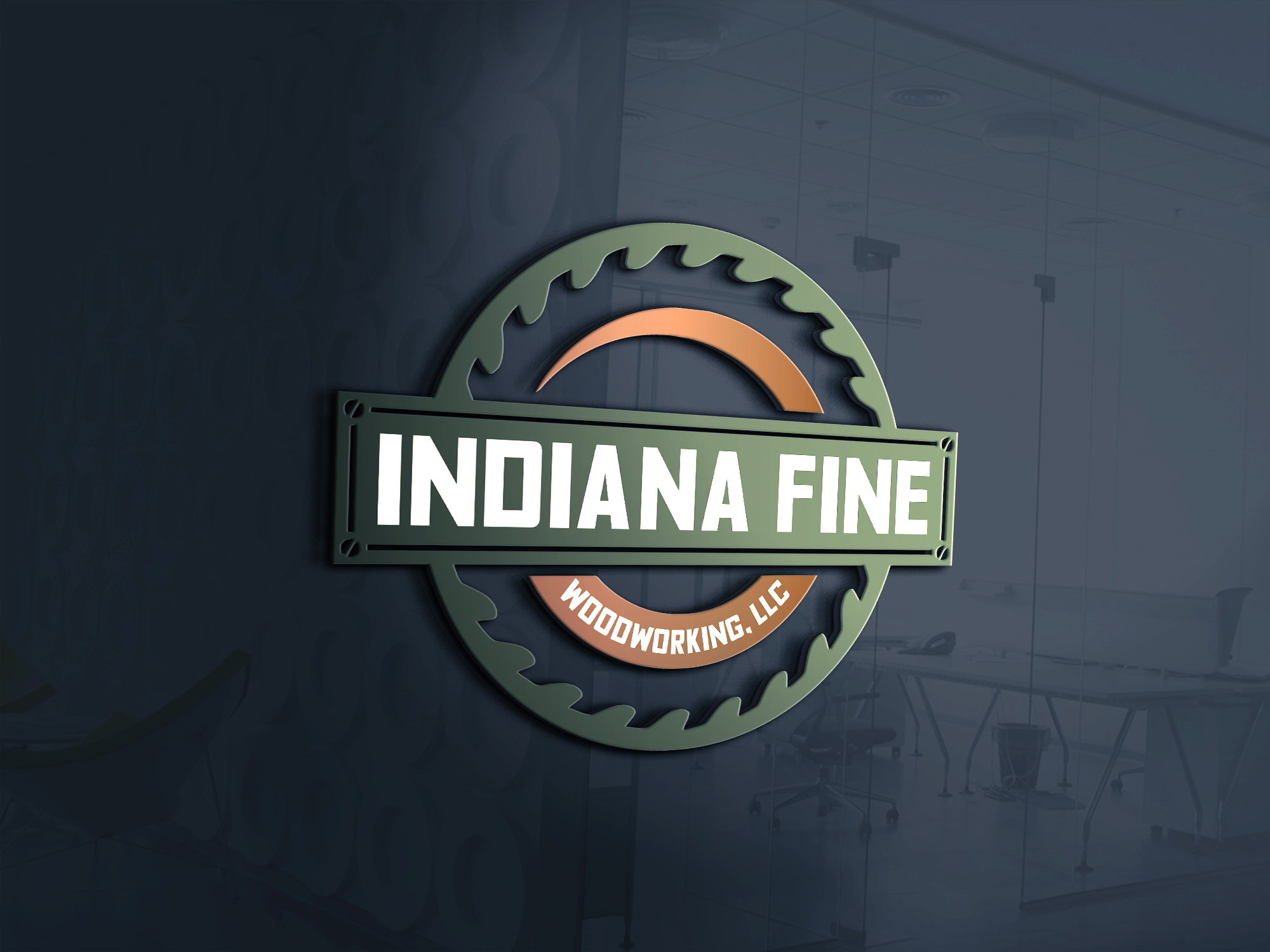 Logo Design by Odyssey_Design for Indiana Fine Woodworking, LLC | Design #32776928