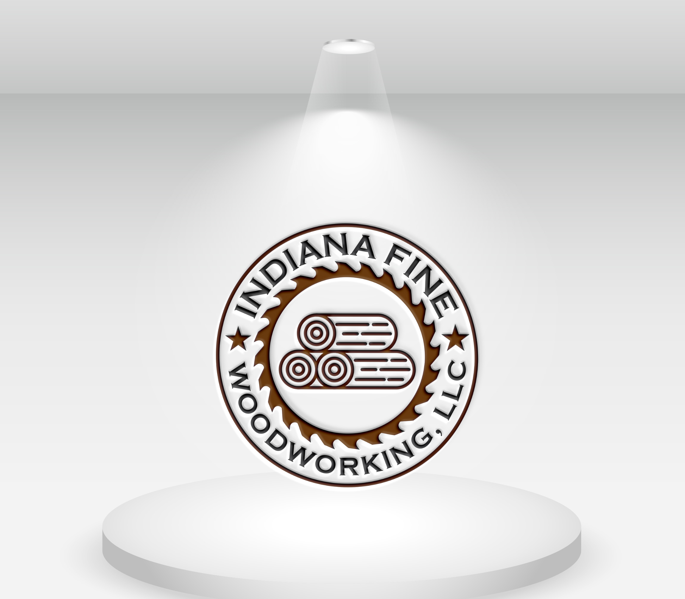Logo Design by Mateo.1 for Indiana Fine Woodworking, LLC | Design #32785816