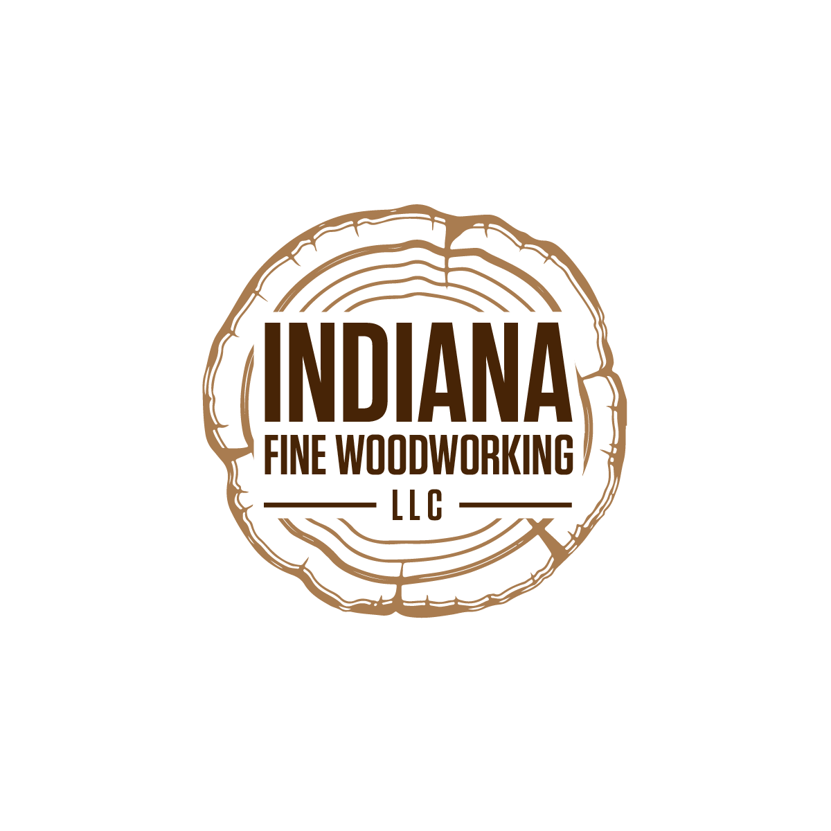 Logo Design by Elrich for Indiana Fine Woodworking, LLC | Design #32778278