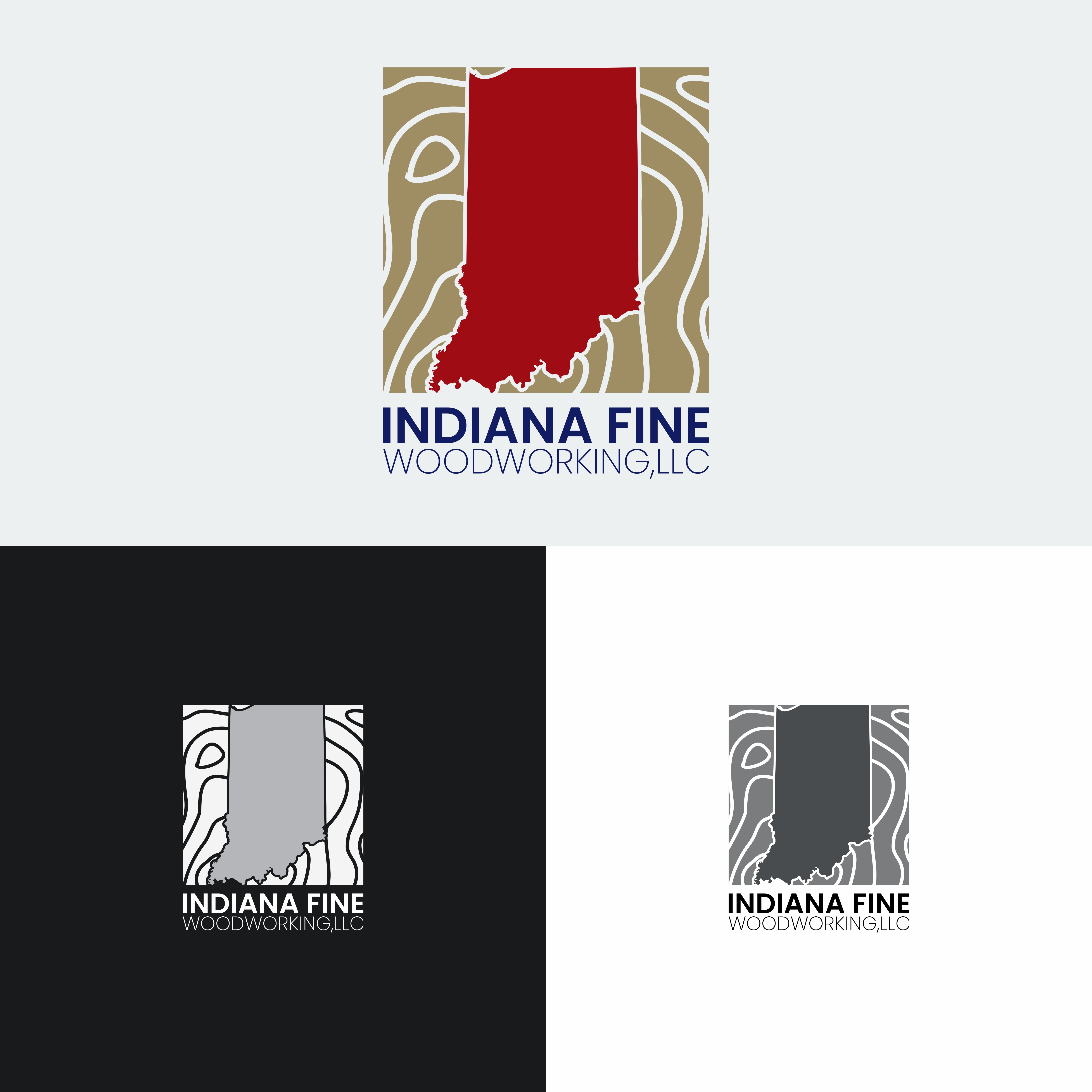 Logo Design by bibiya.std for Indiana Fine Woodworking, LLC | Design #32782468