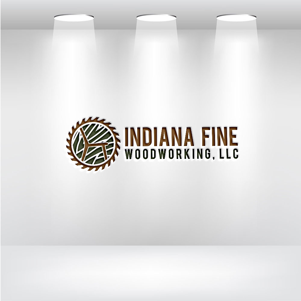 Logo Design by Ahnaf Labib for Indiana Fine Woodworking, LLC | Design #32778938