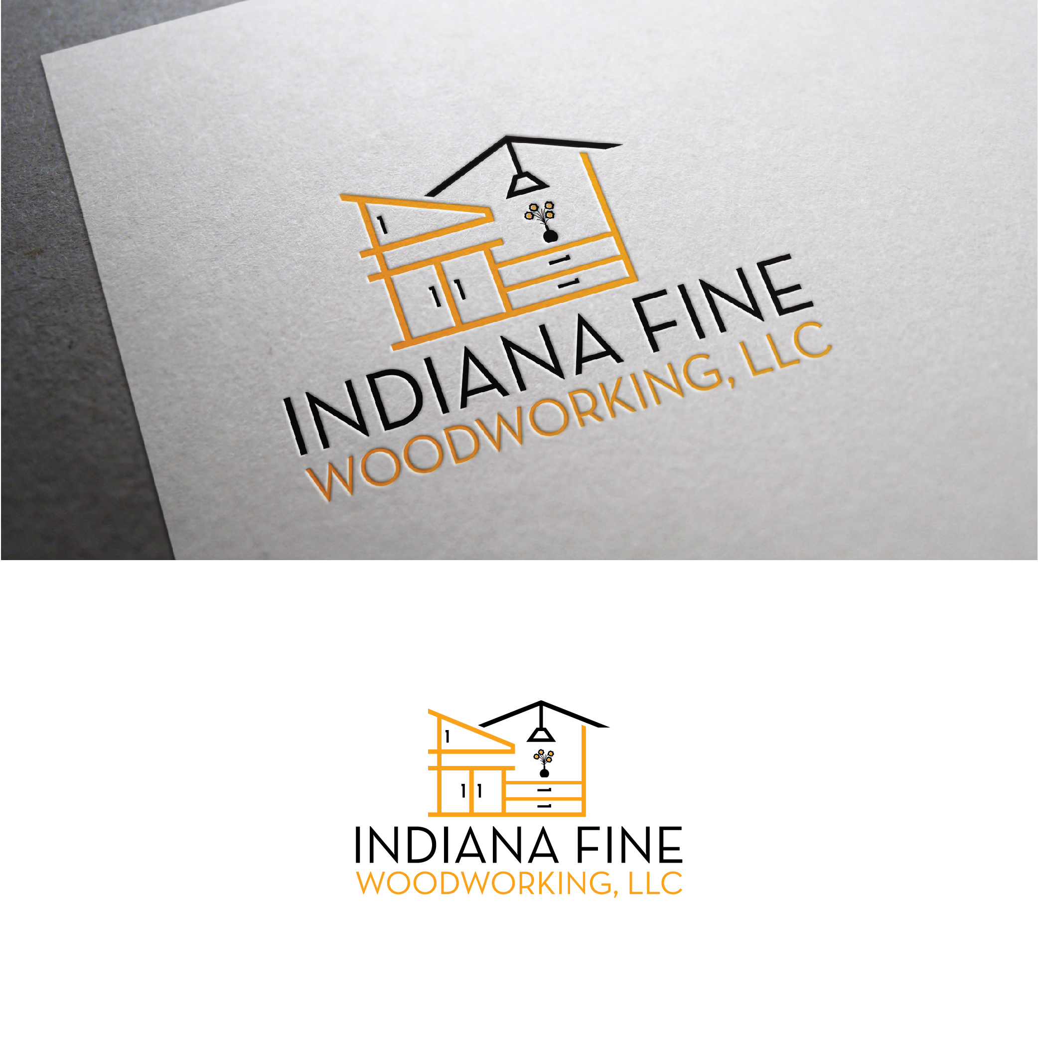 Logo Design by creativemood438 for Indiana Fine Woodworking, LLC | Design #32813633