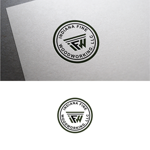 Logo Design by creativemood438 for Indiana Fine Woodworking, LLC | Design: #32813634