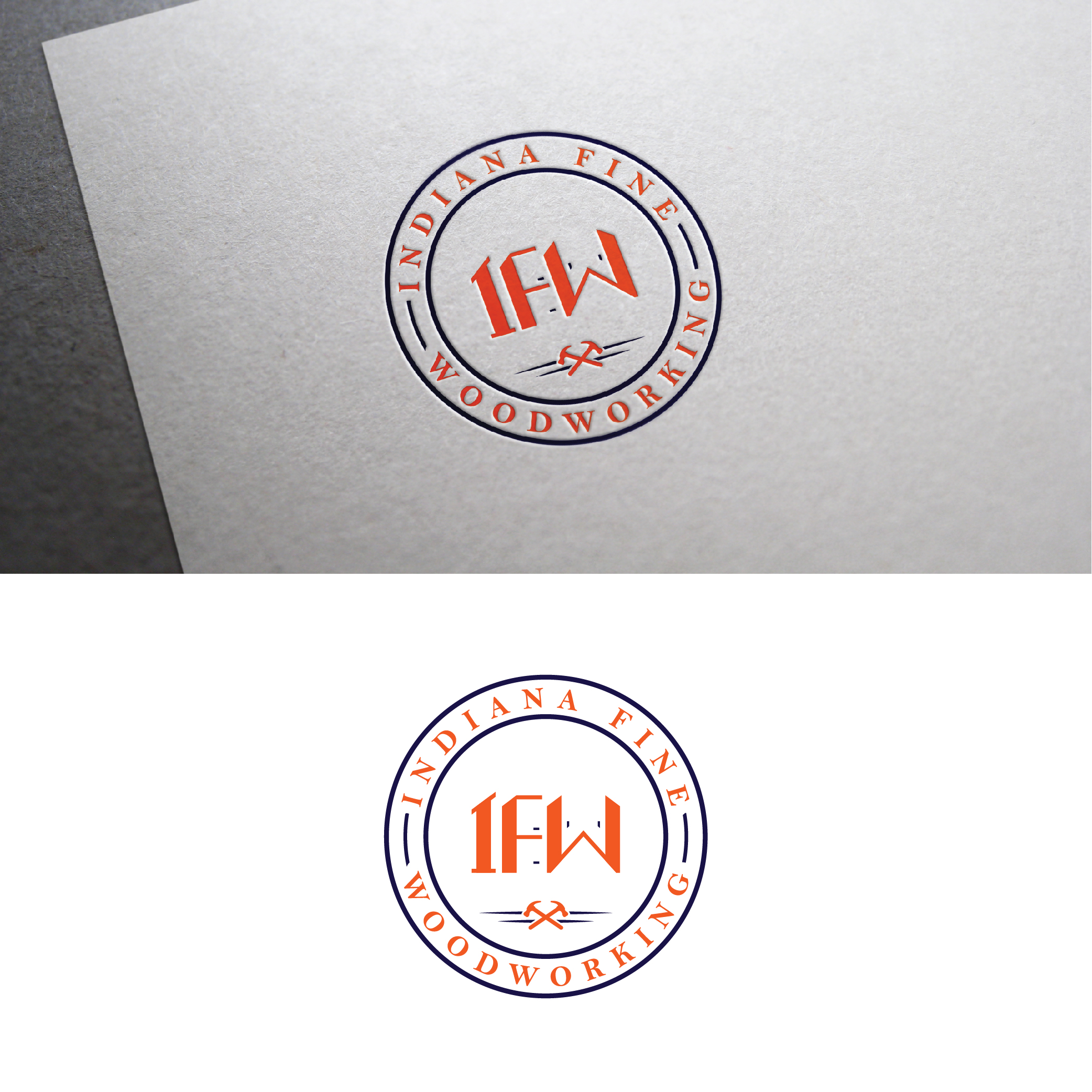 Logo Design by creativemood438 for Indiana Fine Woodworking, LLC | Design #32813649