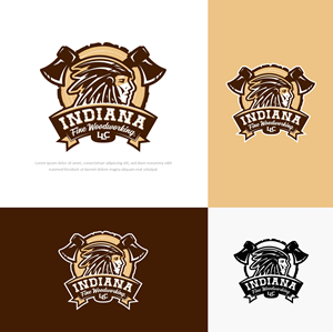 Logo Design by Transformed Design Inc. for Indiana Fine Woodworking, LLC | Design: #32787579