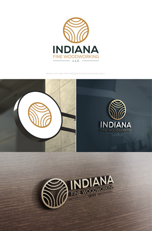 Logo Design by The Lion Studios for Indiana Fine Woodworking, LLC | Design: #32788010