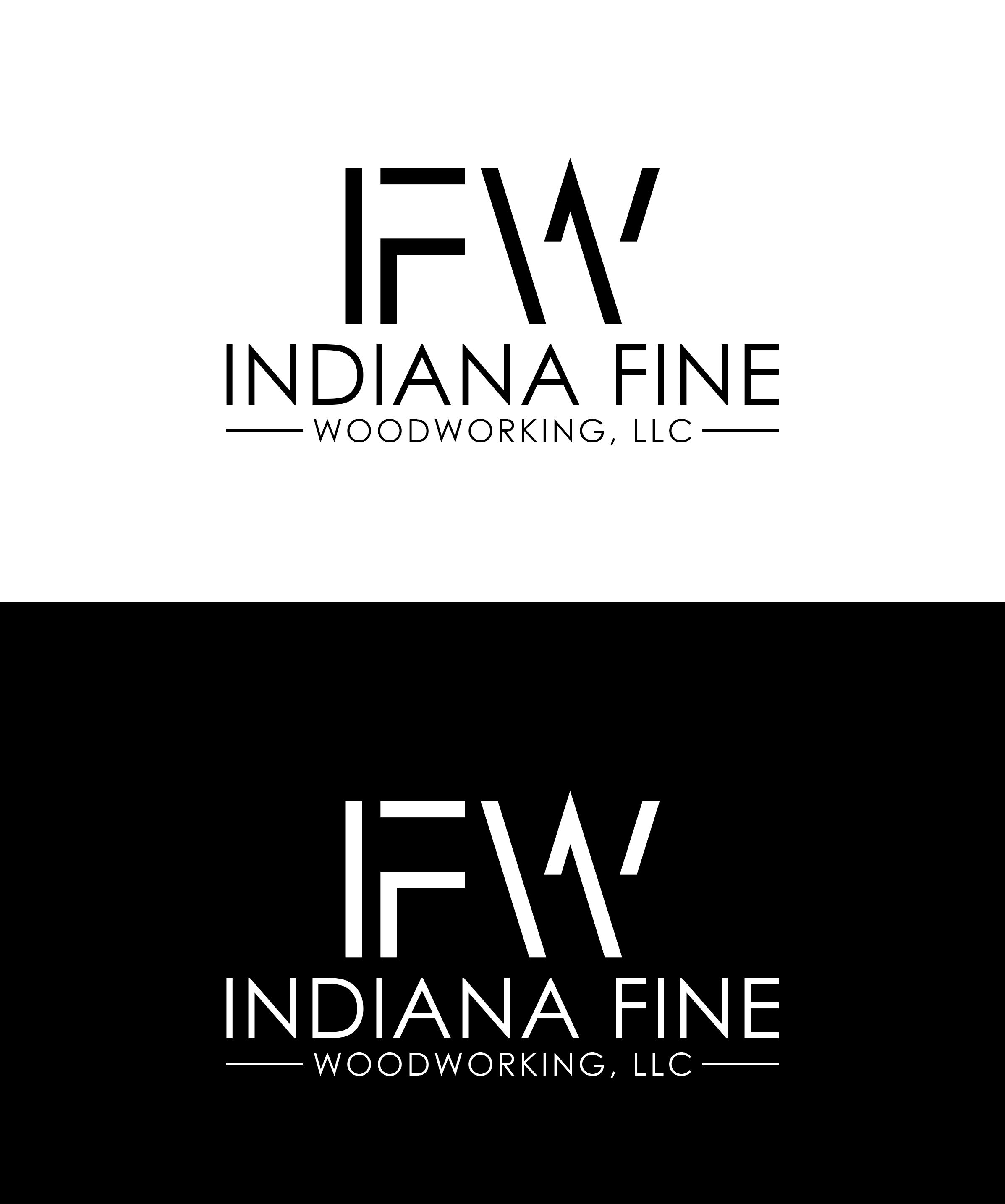 Logo Design by Soonia for Indiana Fine Woodworking, LLC | Design #32776489