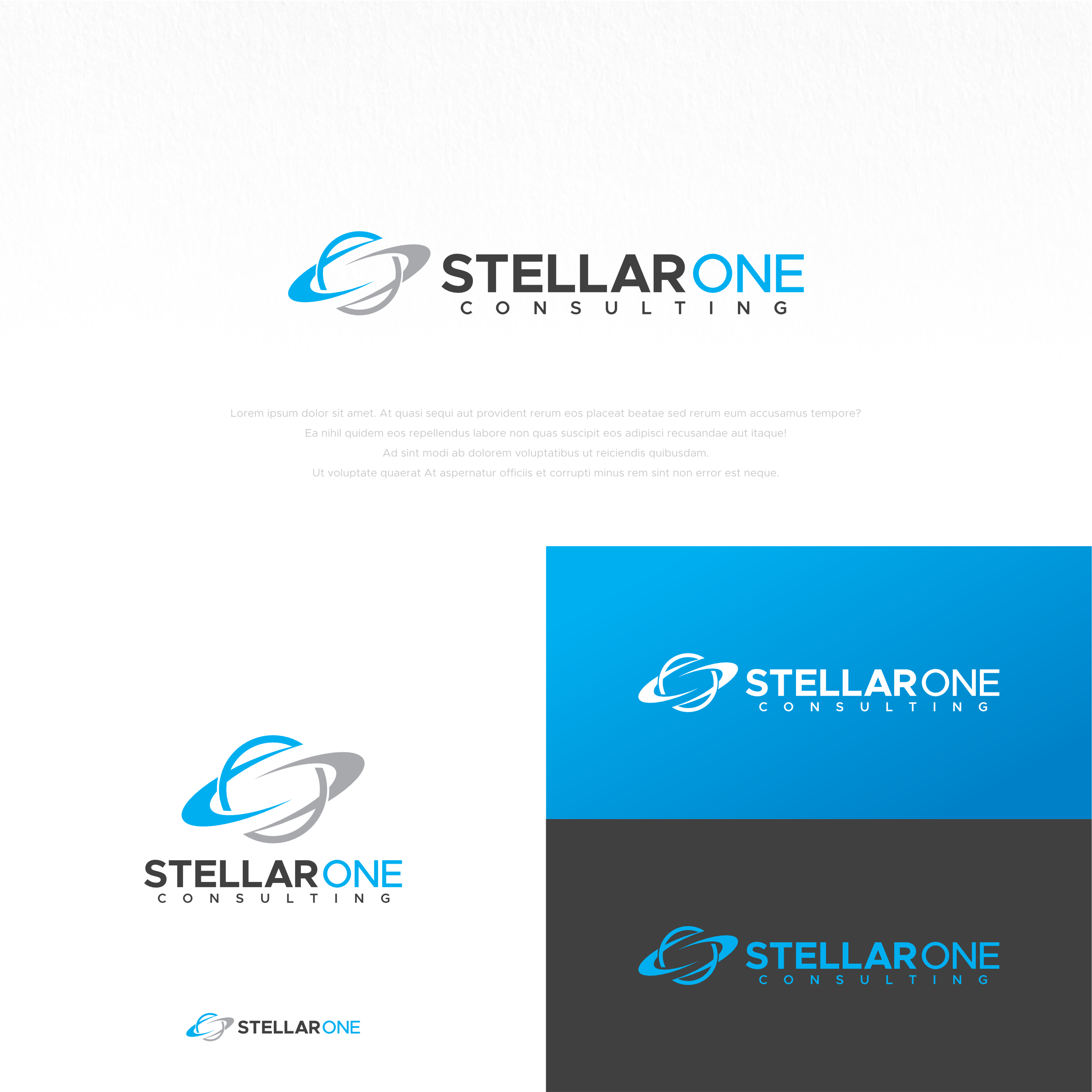 Logo Design by YNCK for Stellar One Incorporated | Design #32788895