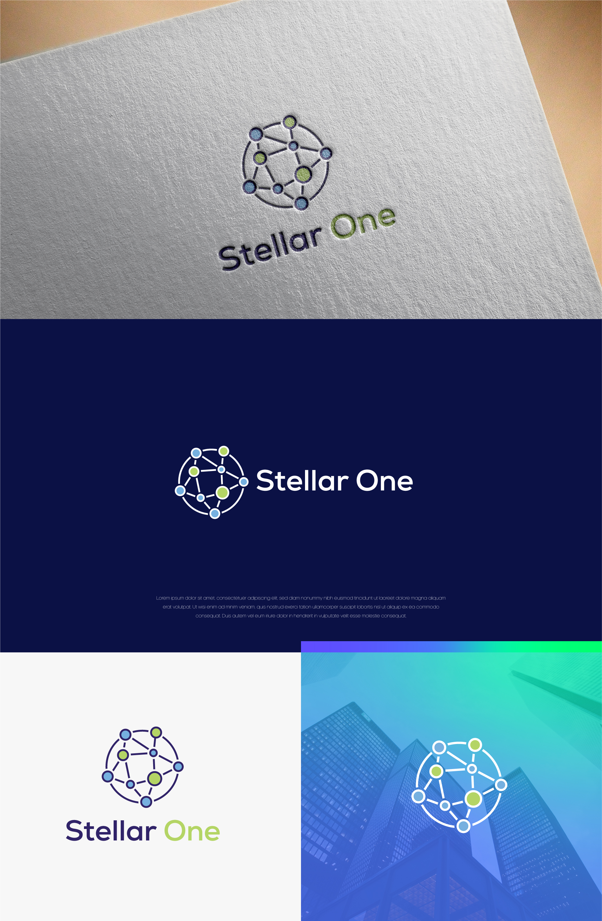 Logo Design by Shigh5 for Stellar One Incorporated | Design #32795392