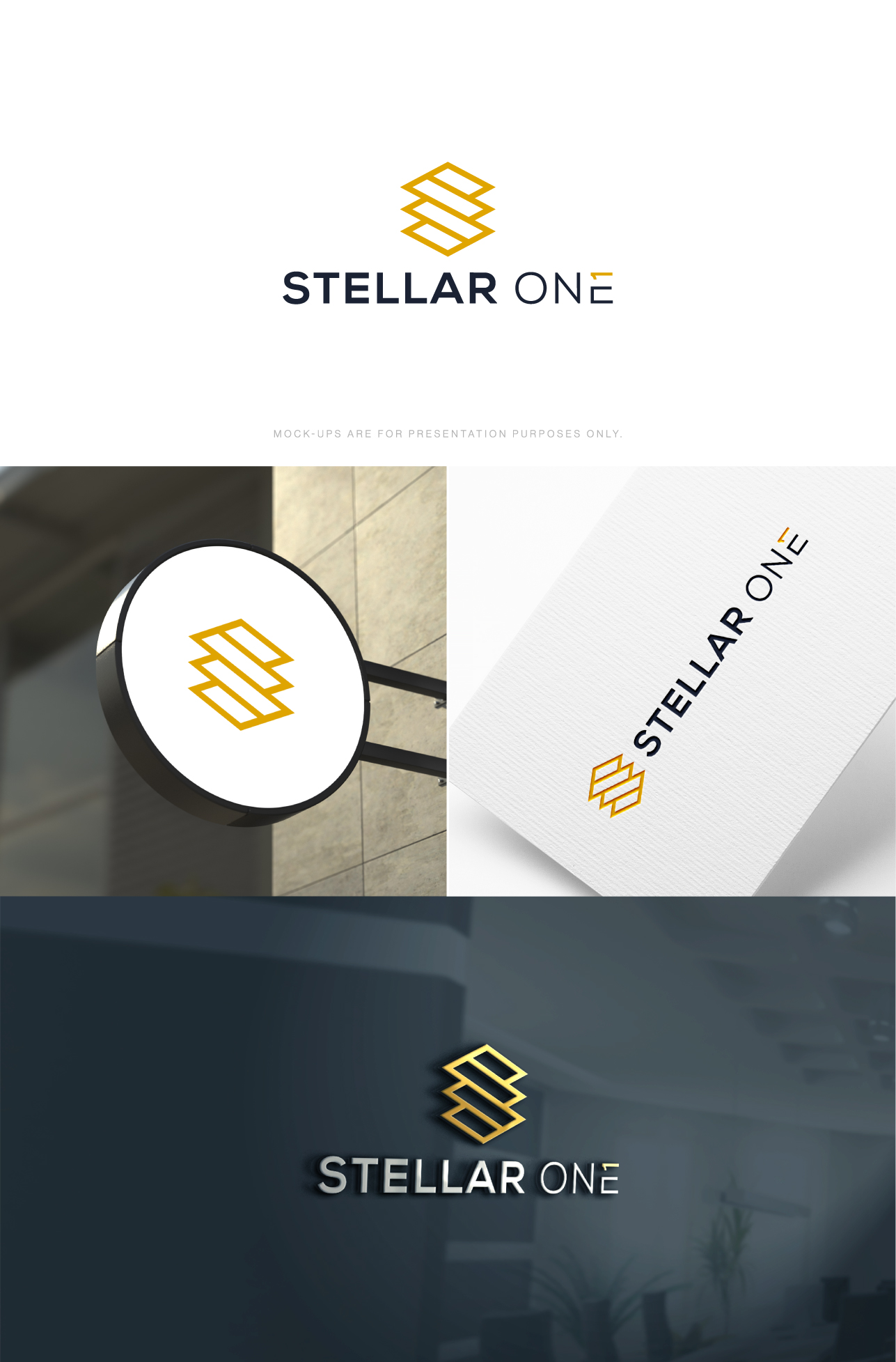 Logo Design by The Lion Studios for Stellar One Incorporated | Design #32780906