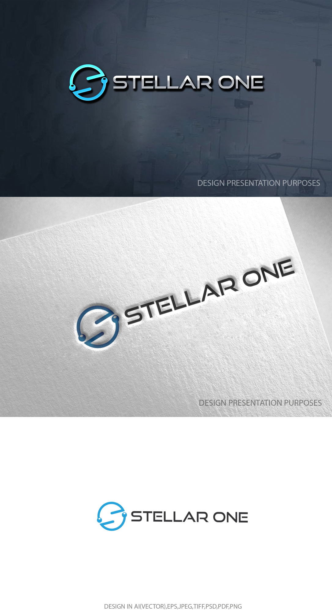Logo Design by zebronicgraphic for Stellar One Incorporated | Design #32785689