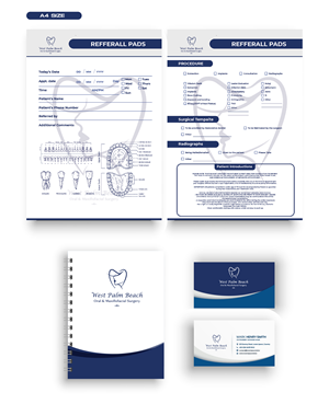 Stationery Design by zero creative for West Palm Beach Oral and Maxillofacial Surgery | Design: #32800039