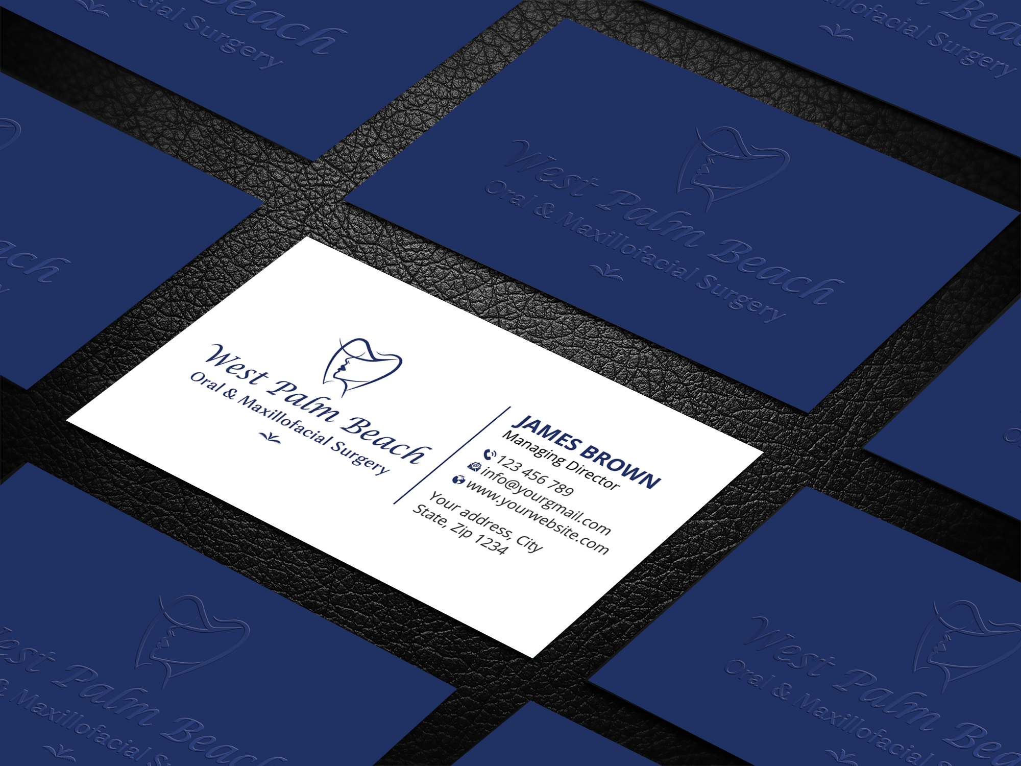 Stationery Design by Expert Bappy for West Palm Beach Oral and Maxillofacial Surgery | Design #32783984