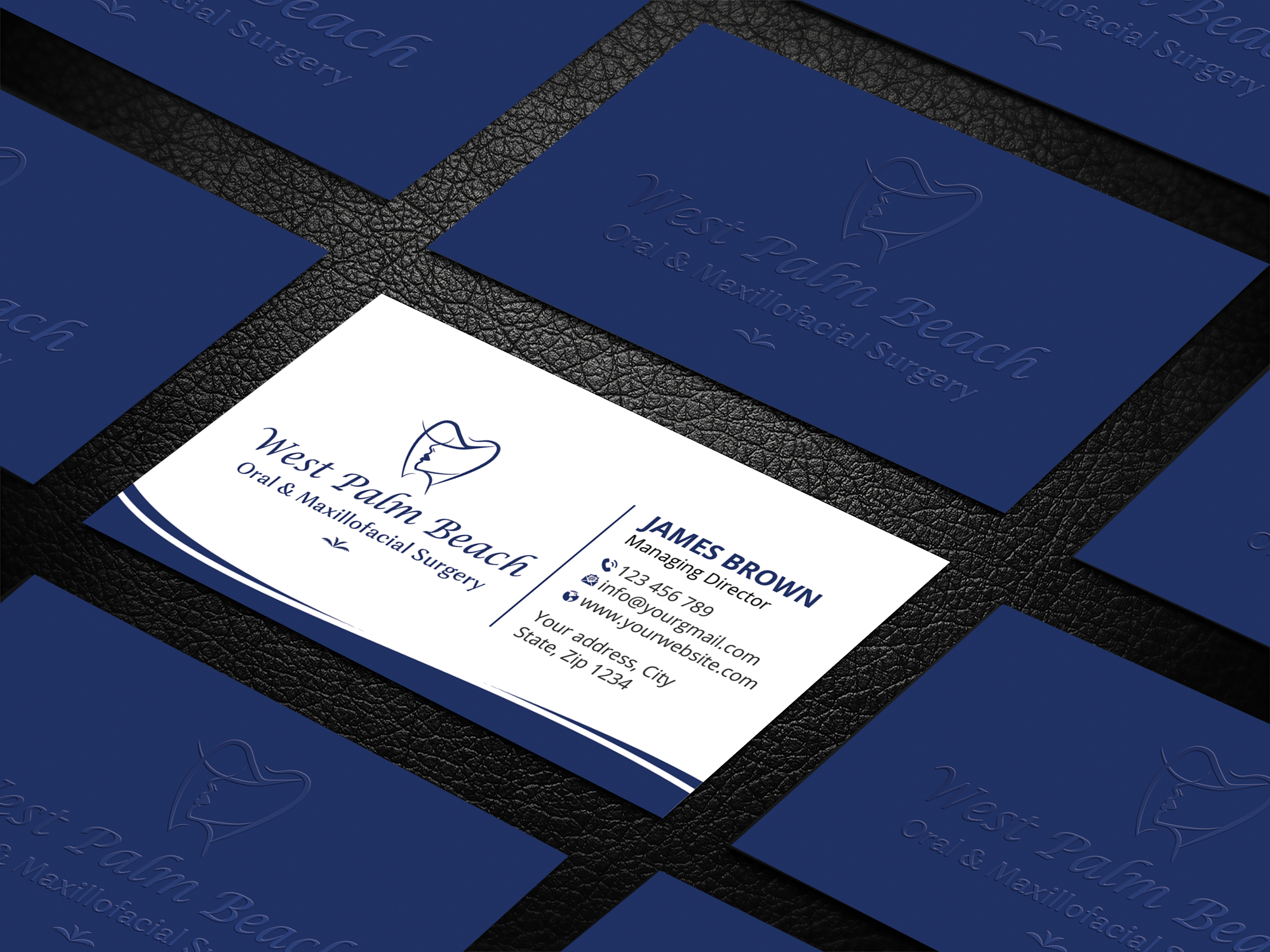 Stationery Design by Expert Bappy for West Palm Beach Oral and Maxillofacial Surgery | Design #32783985