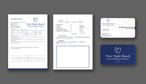 Stationery Design by Expert Bappy for West Palm Beach Oral and Maxillofacial Surgery | Design: #32803595
