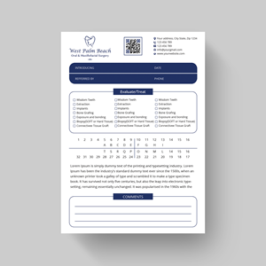 Stationery Design by Expert Bappy for West Palm Beach Oral and Maxillofacial Surgery | Design: #32805660