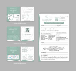 Stationery Design by Sun Moon Graphic Designer for West Palm Beach Oral and Maxillofacial Surgery | Design: #33253829
