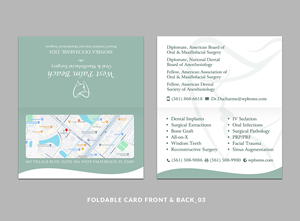 Stationery Design by Sun Moon Graphic Designer for West Palm Beach Oral and Maxillofacial Surgery | Design: #33257744
